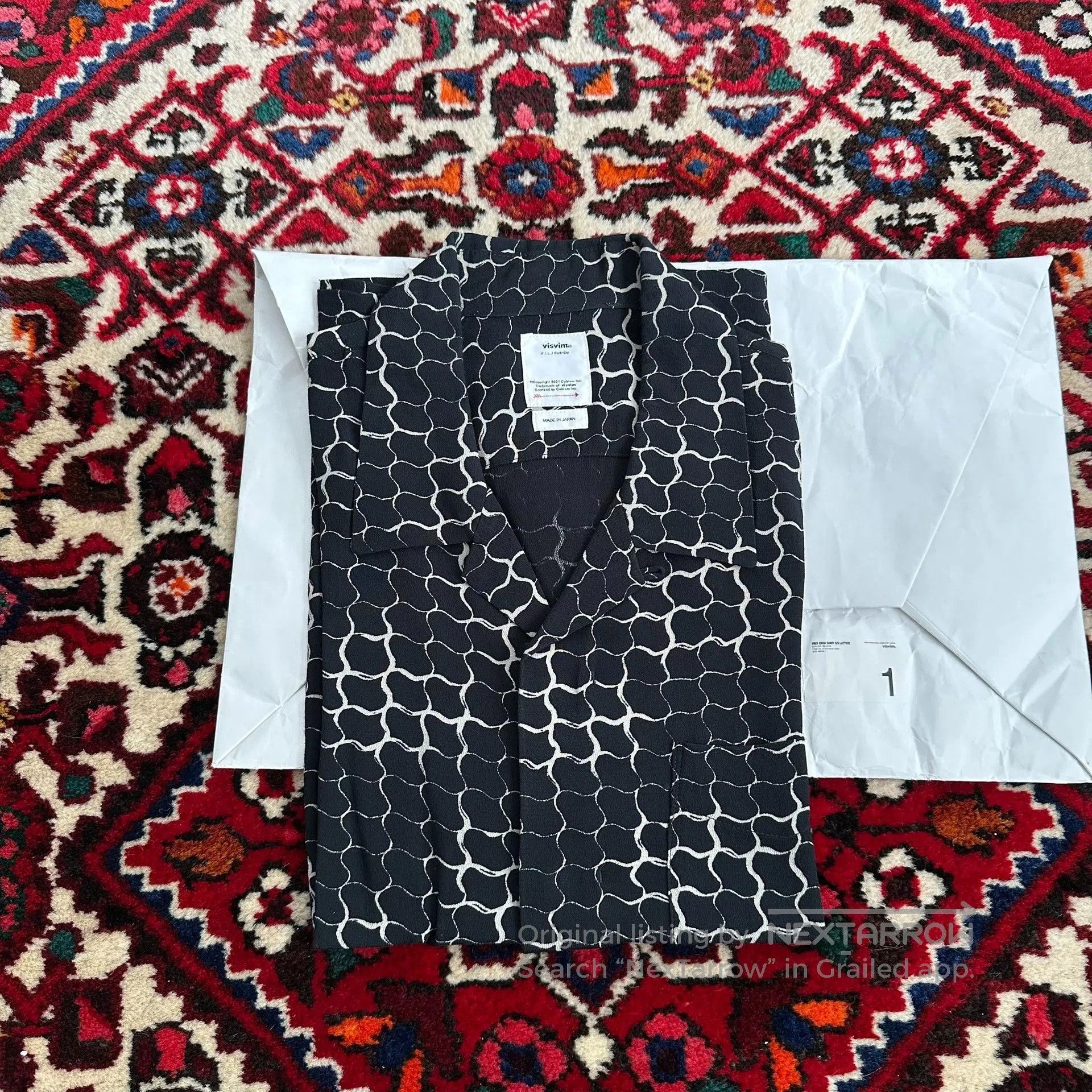 Visvim Visvim 20SS Free Edge Snake Print Shirt. Size US S / EU 44-46 / 1 - 1 Thumbnail