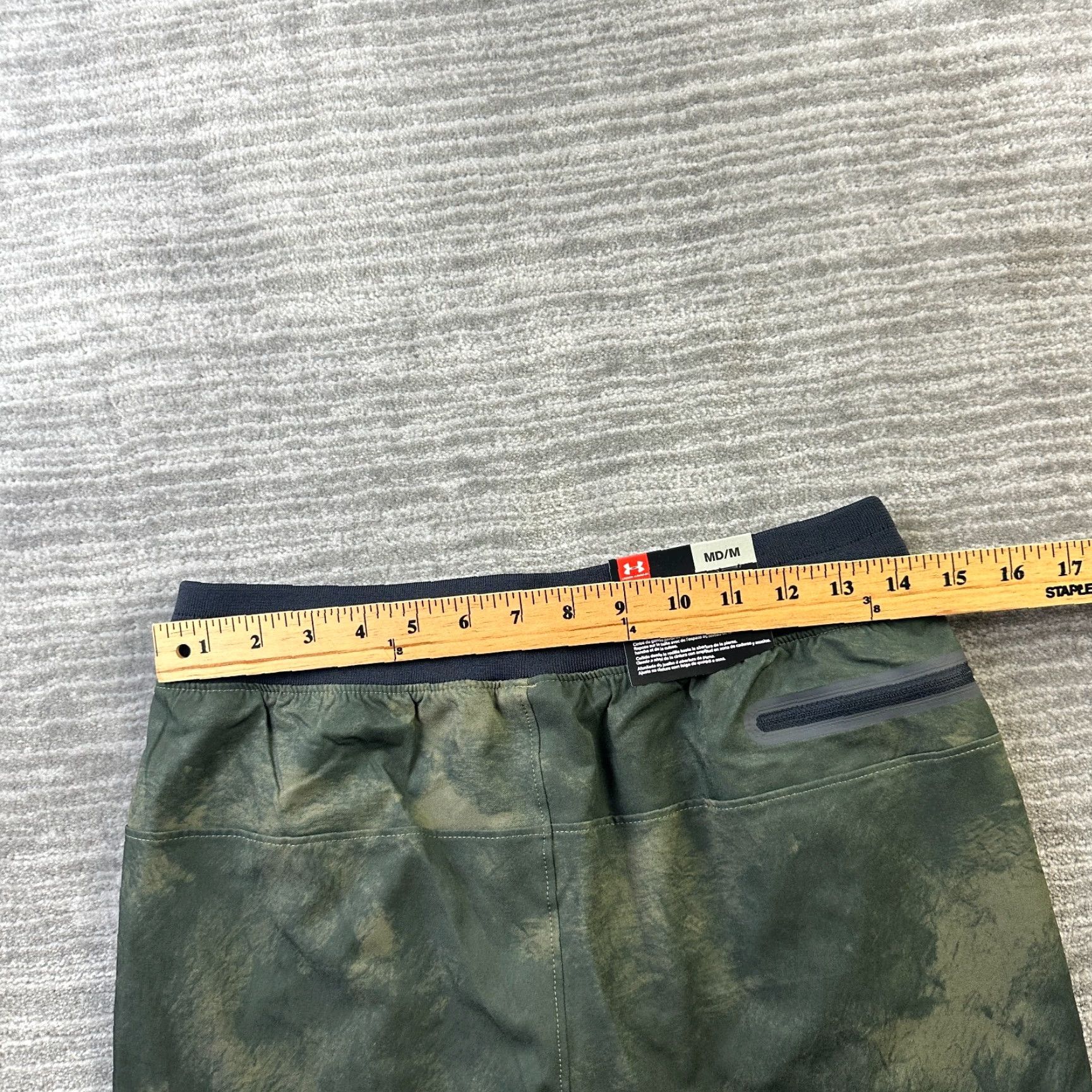 Under Armour Under Armour Pants Mens Medium Green Printed Elite Tapered Sportstyle Size US 31 - 7 Thumbnail