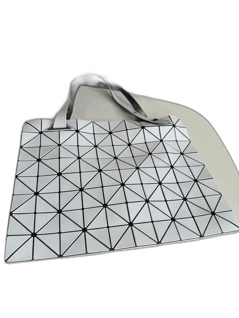 Issey Miyake Issey Miyake Rock Bag White Zip Handbag-yf Size ONE SIZE - 1 Thumbnail