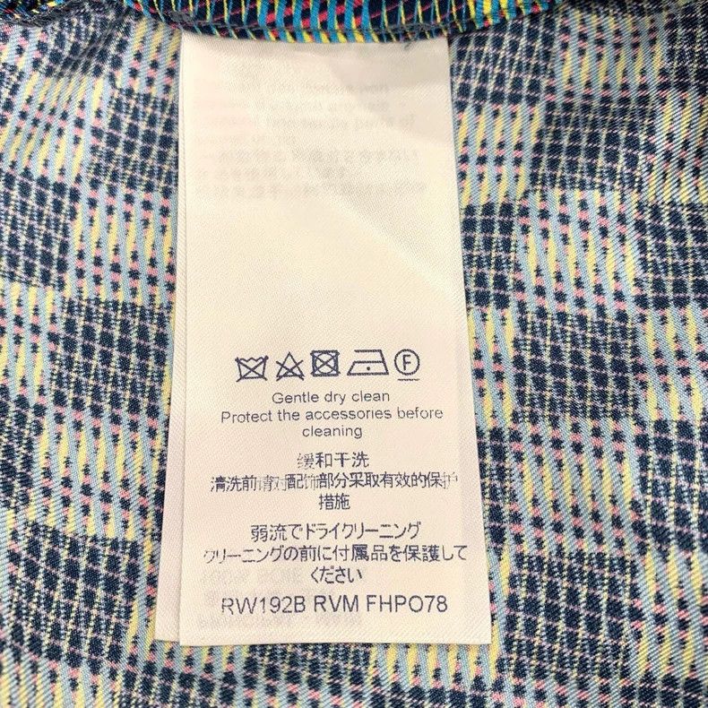 Louis Vuitton Logo twill checkerboard color-block mulberry