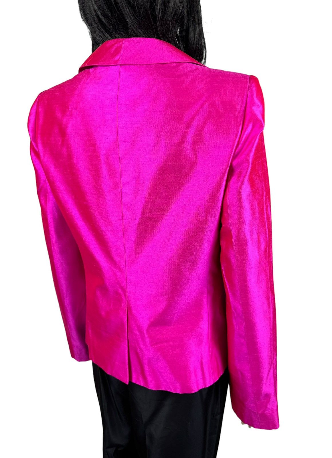 Armani Collezioni Armani Collezioni Silk Pink Blazer size IT46 Size L / US 10 / IT 46 - 10 Thumbnail