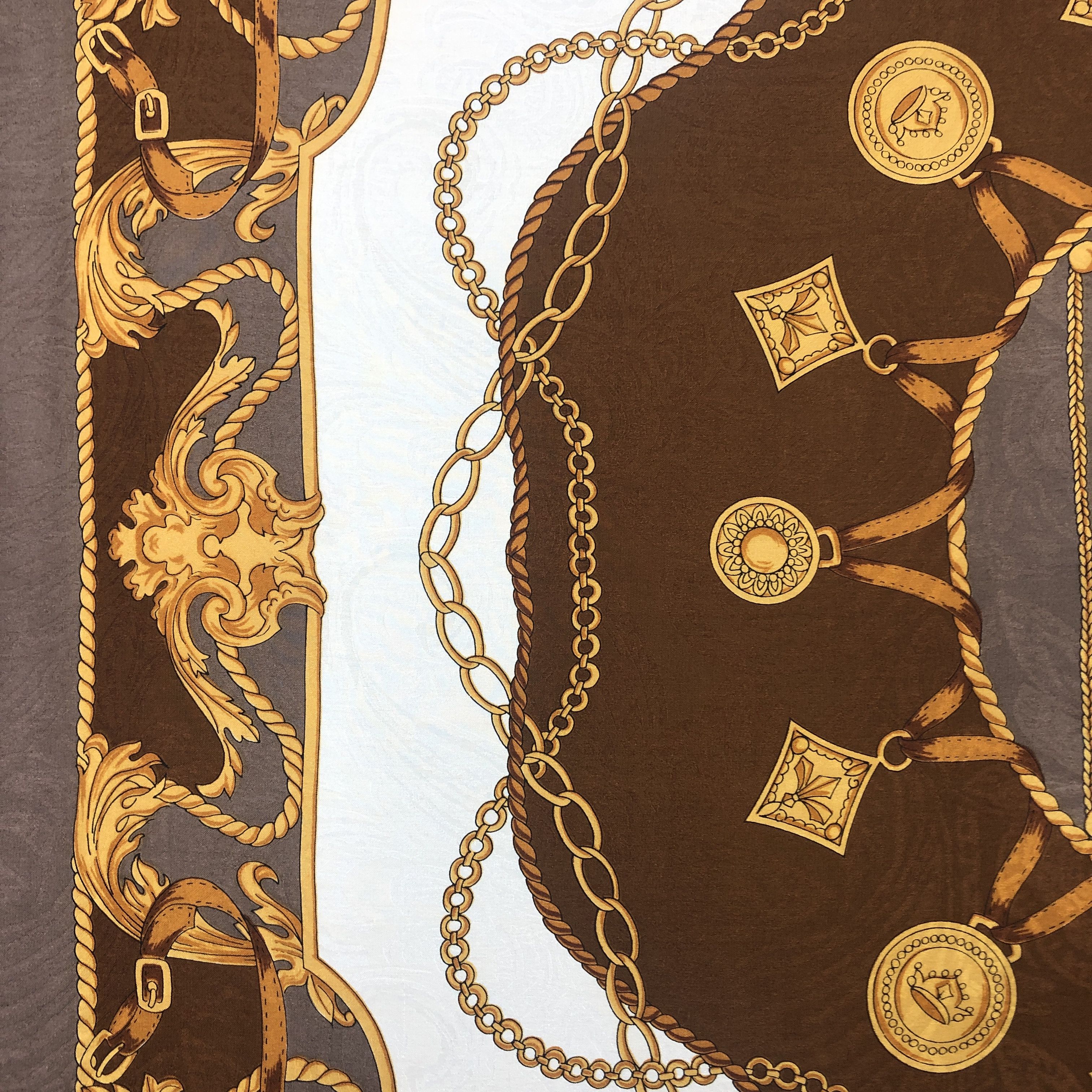 Other × Vintage Vintage SILK Scarf Twill Stole Wraps Scarves Size ONE SIZE - 18 Thumbnail