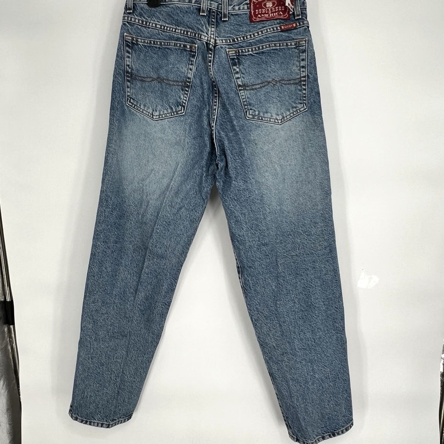 Lucky Brand VINTAGE Lucky Brand Jeans Mens 33x30 Relaxed Fit Denim USA 90s Straight Blue Mens Size US 33 - 6 Thumbnail