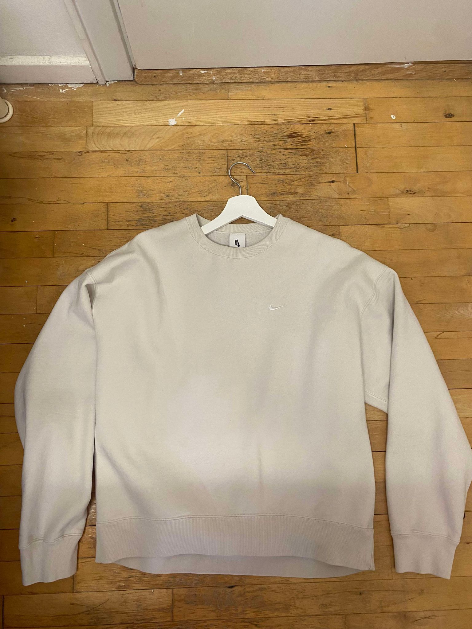 Nike Nike Solo Swoosh Fleece Crewneck Size US L / EU 52-54 / 3 - 1 Thumbnail