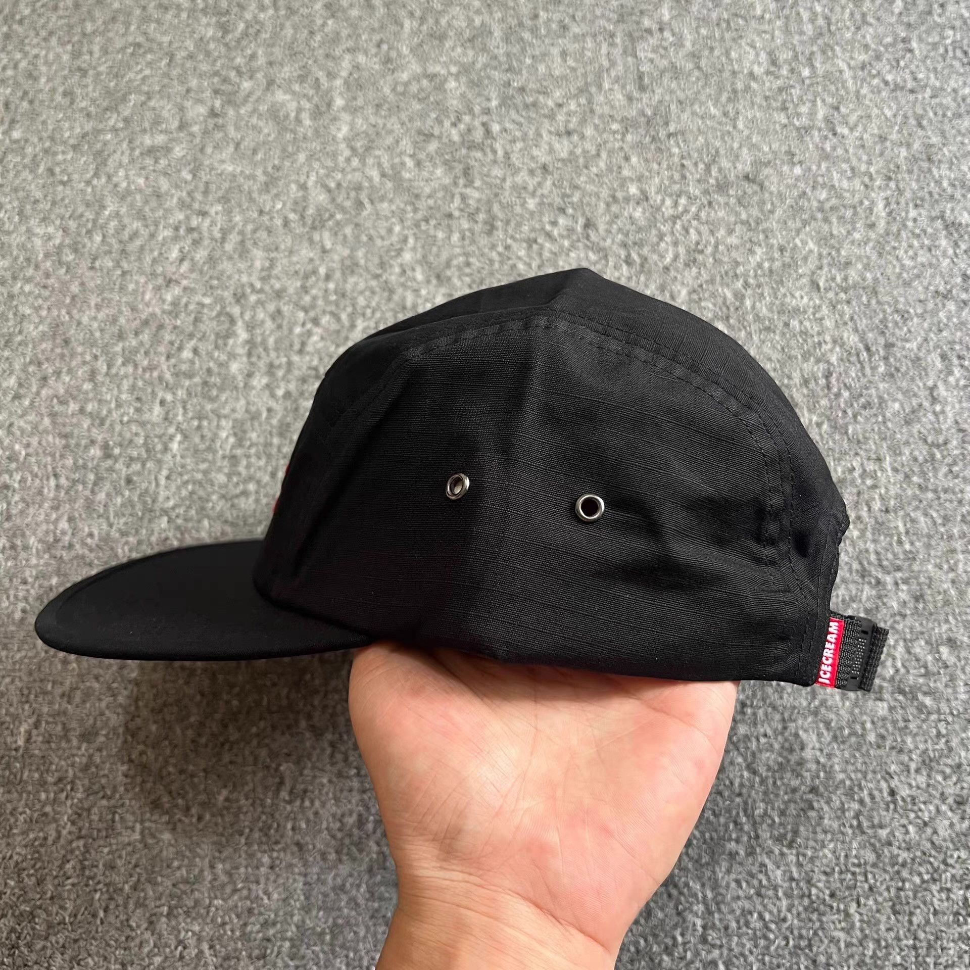 Billionaire Boys Club BBC ICECREAM Embroidered Flat Brim 5-Panel Cap Q7 Size ONE SIZE - 4 Thumbnail