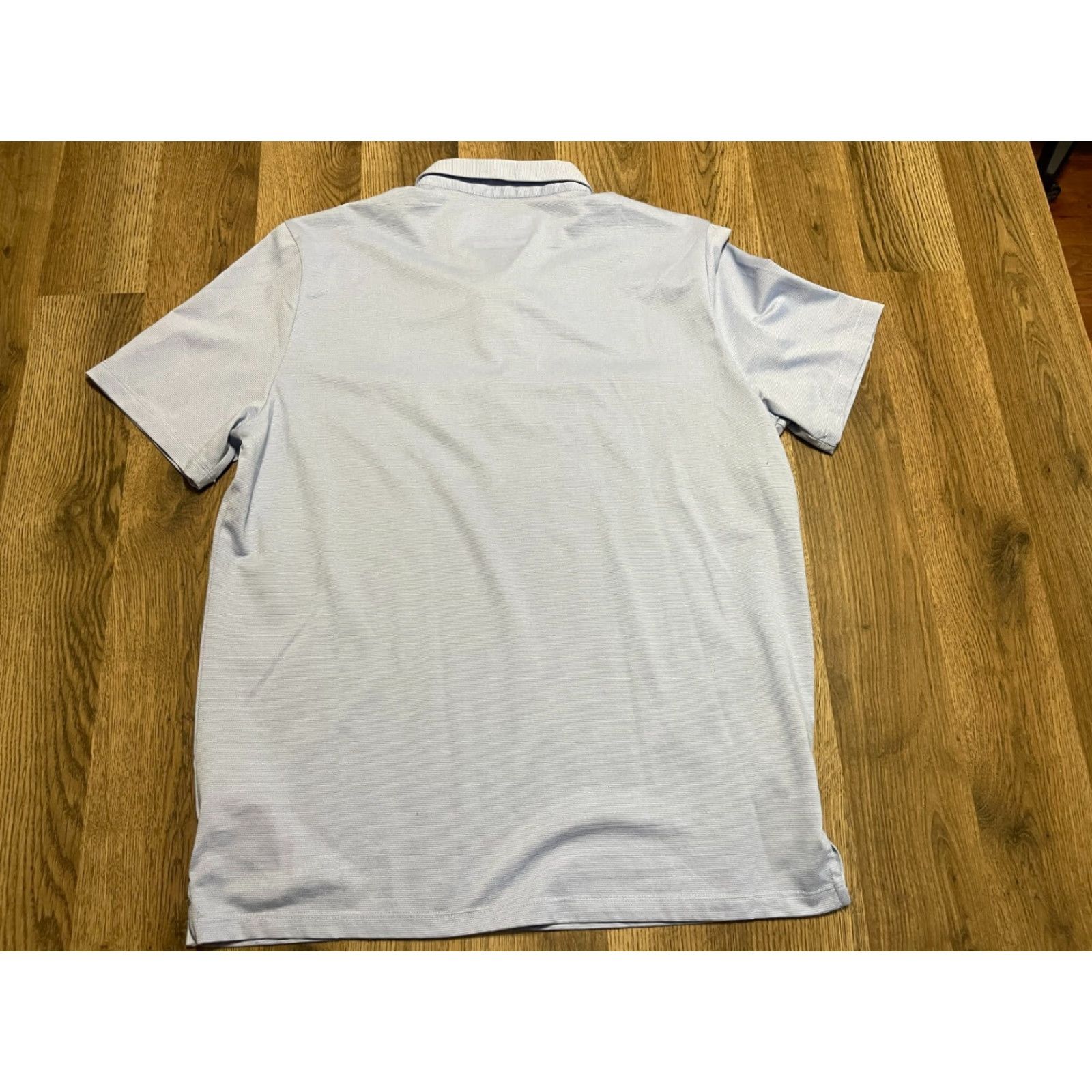Vintage Modern Ambition Shirt Polo Short Sleeve, Men's Medium, Blue, 1/4 Buttons, Casual, Regular Fit Size US M / EU 48-50 / 2 - 2 Thumbnail