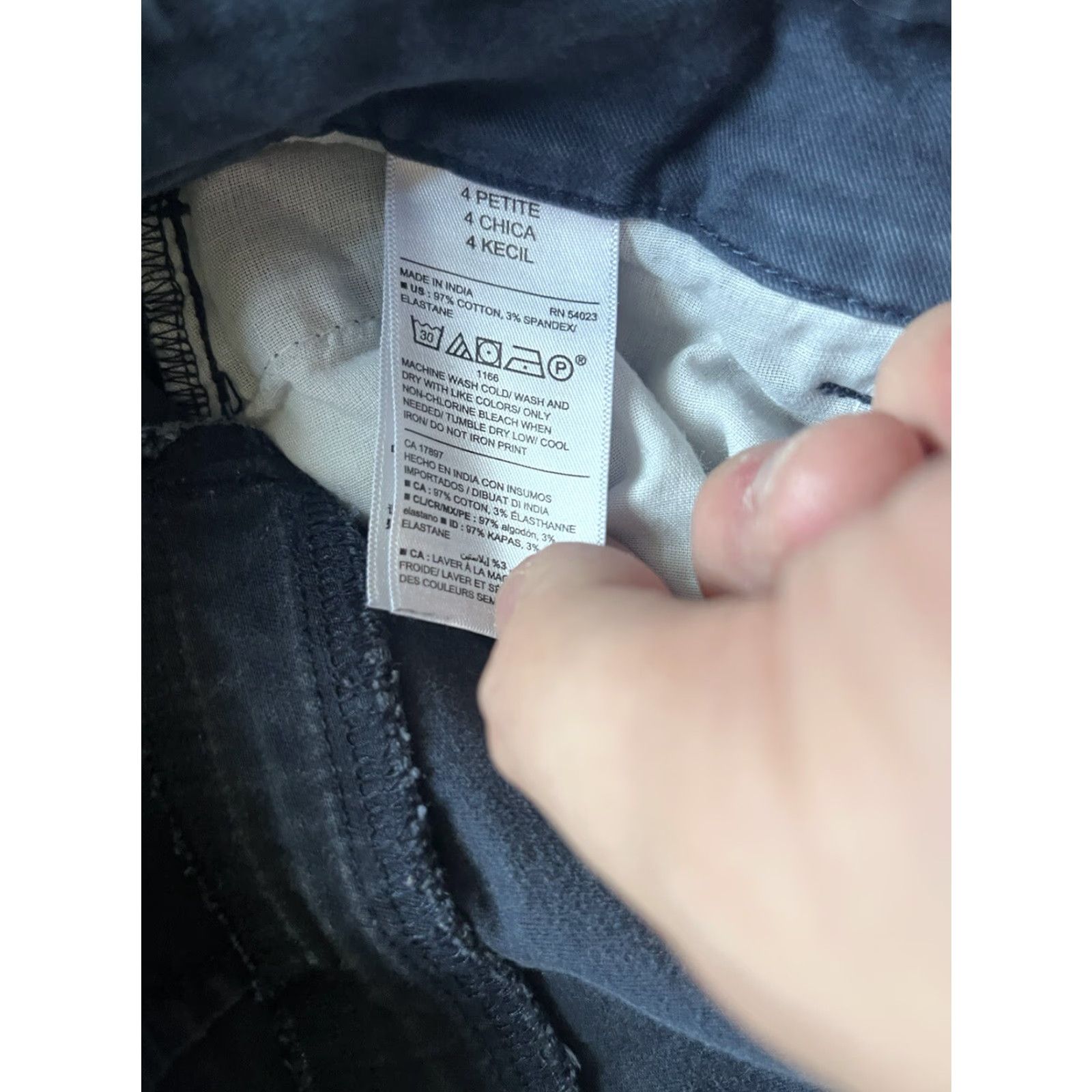 Old Navy Old Navy Women's Pants 4P Petite Blue Bootcut Cotton Stretch 29in Inseam Chino Size 27" / US 4 / IT 40 - 6 Thumbnail