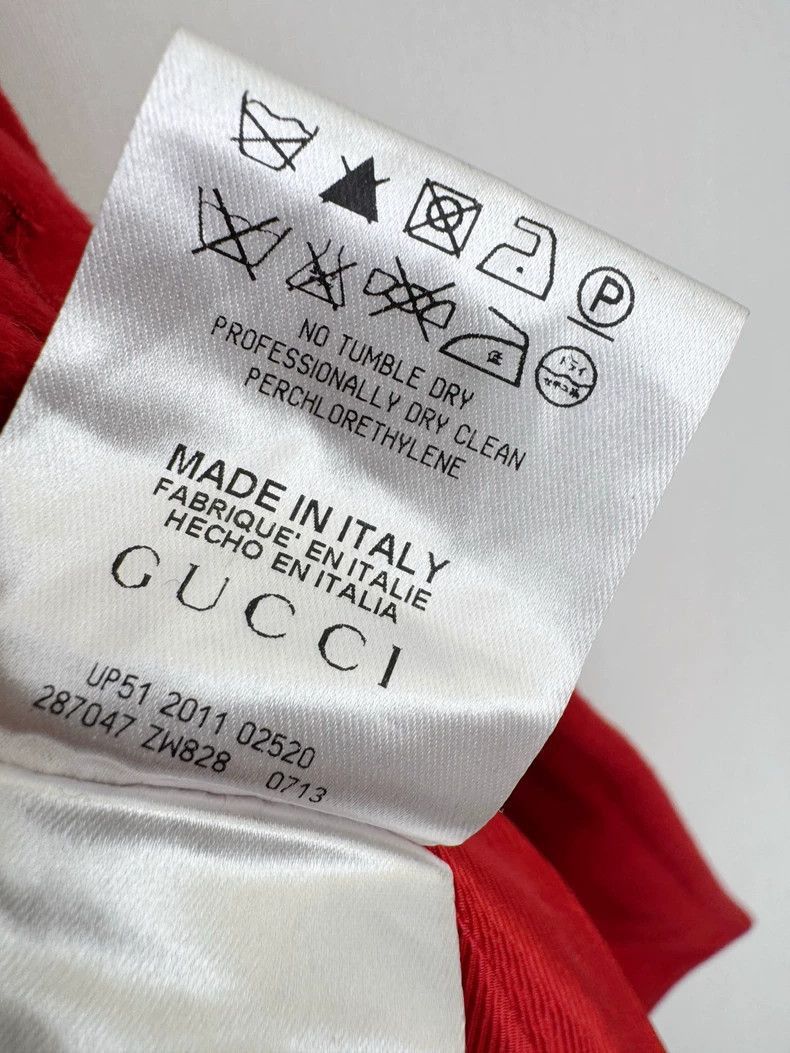 Gucci Gucci Red Wool DoubleBreasted Coat-2505 Size M / US 6-8 / IT 42-44 - 6 Thumbnail