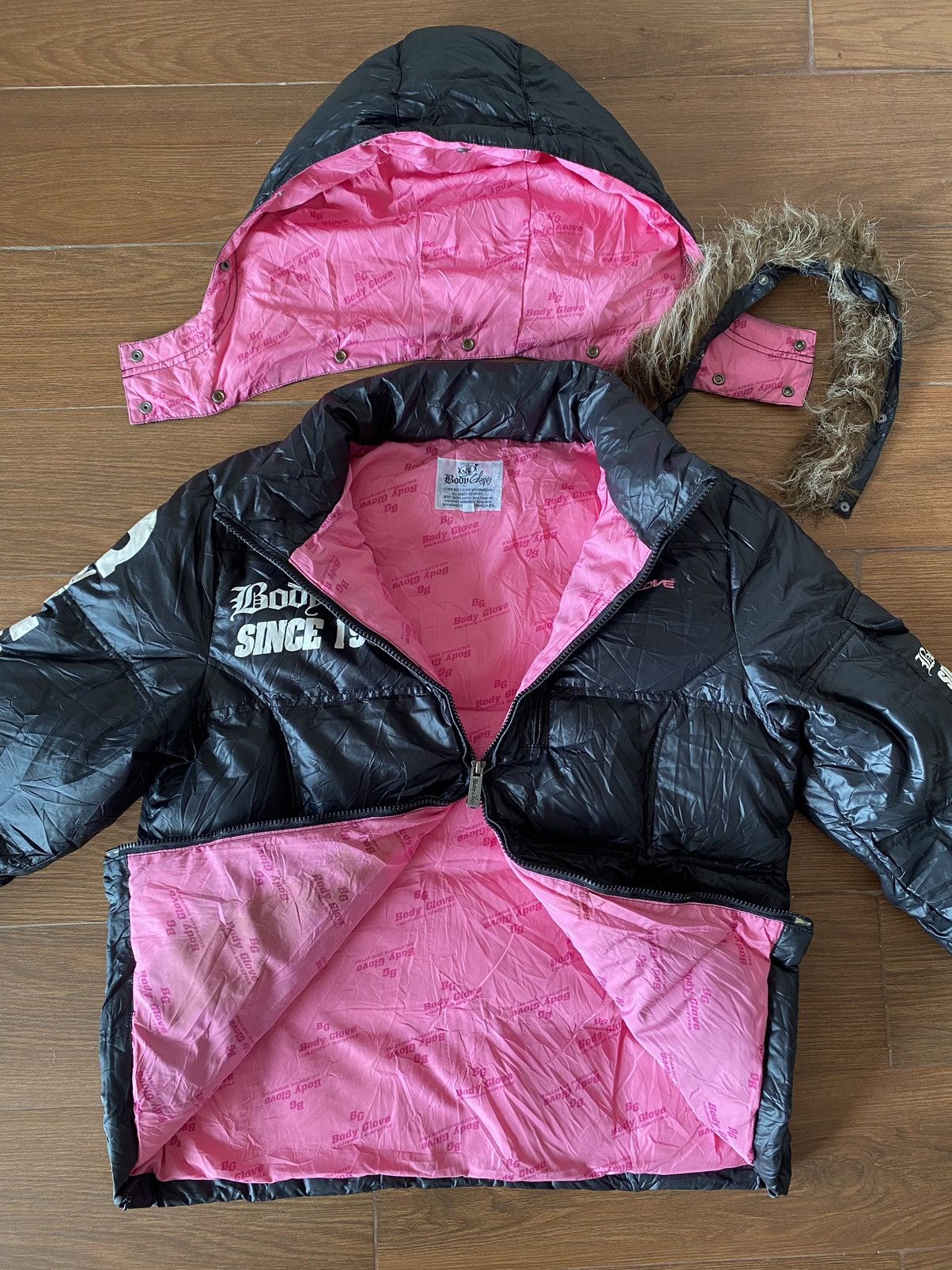 Body Glove × Japanese Brand BG Goose Down Puffer Jacket multicolour outerwear sweater Size US L / EU 52-54 / 3 - 18 Thumbnail