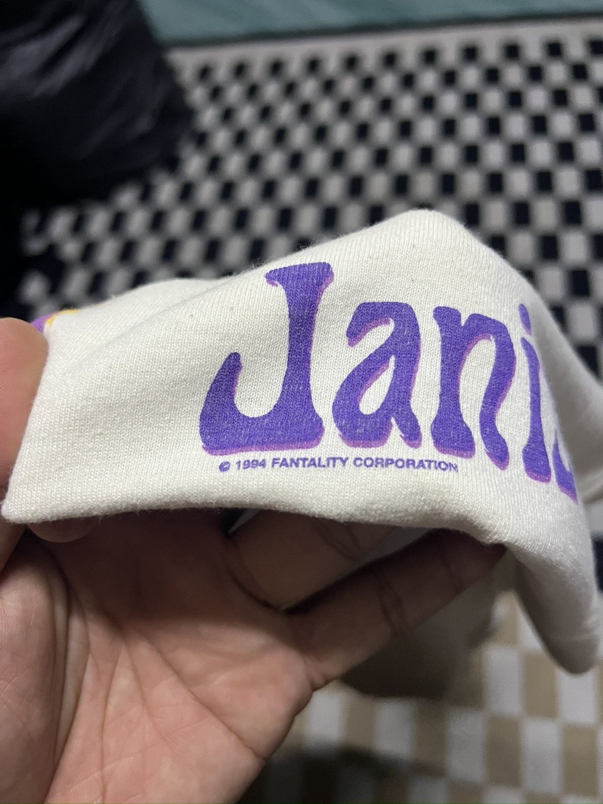 Band Tees × Vintage Vintage 90's Janis Joplin Size US L / EU 52-54 / 3 - 4 Thumbnail