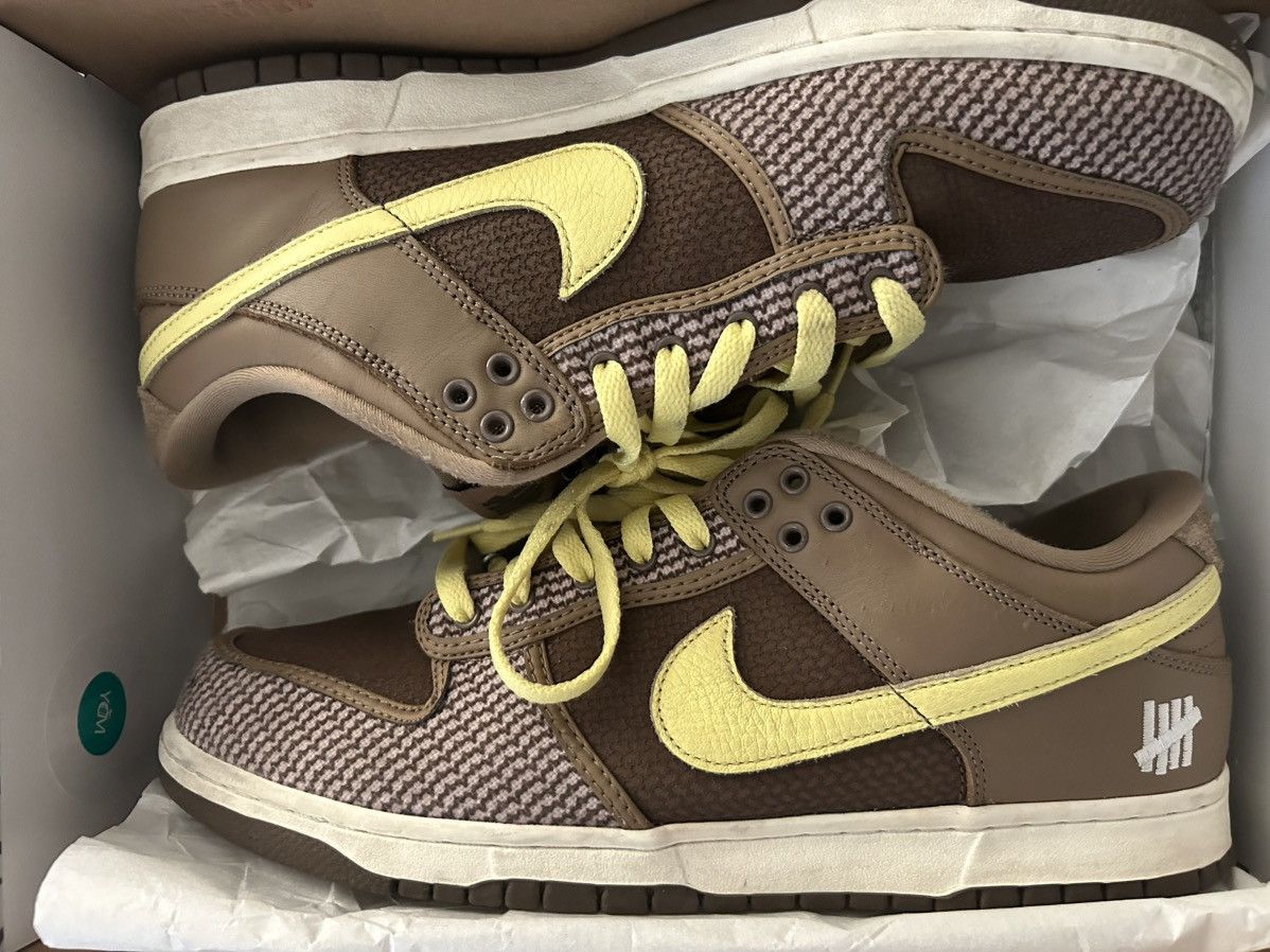 Nike Nike Dunk Low X Undefeated “Canteen” Size US 11 / EU 44 - 2 Thumbnail