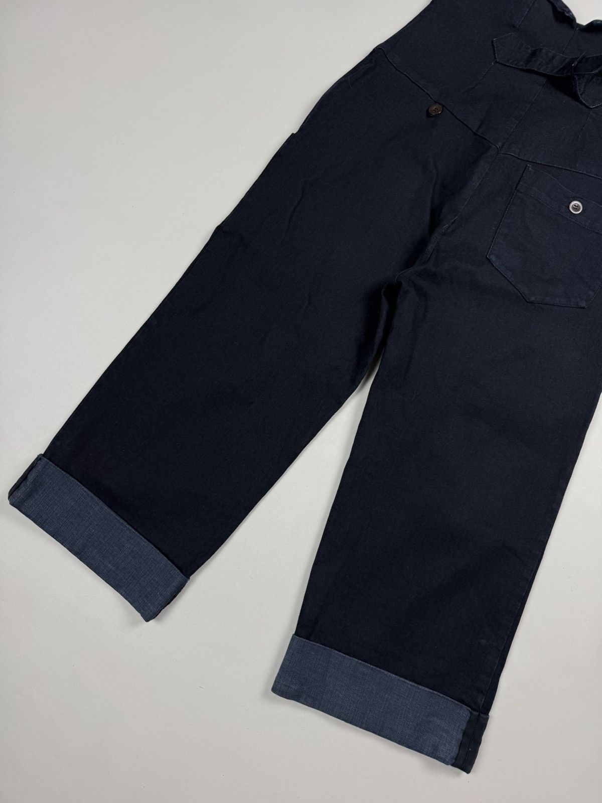 Other Burfitt Avant-Garde High Waist Buckle Back Cropped Jeans Size 30" / US 8 / IT 44 - 20 Thumbnail