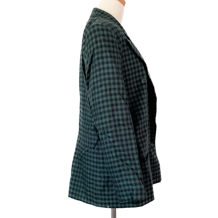 Vintage Vintage The Limited checkered plaid peak lapel blazer 12/L Size L / US 10 / IT 46 - 7 Thumbnail
