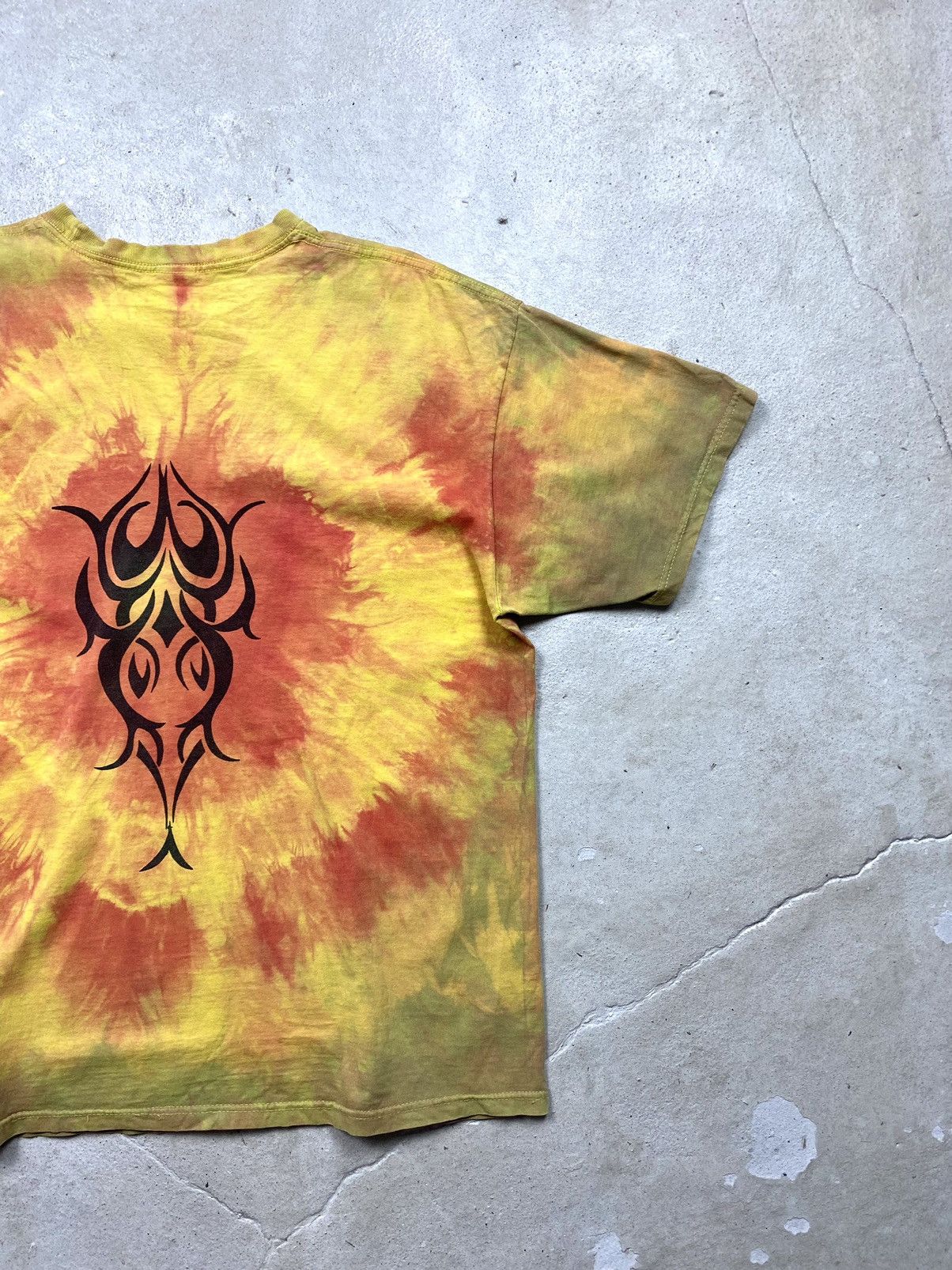 Vintage Y2K Vintage 2000’s Surf Design Tie Dye T Shirt Stussy Size US XL / EU 56 / 4 - 10 Thumbnail