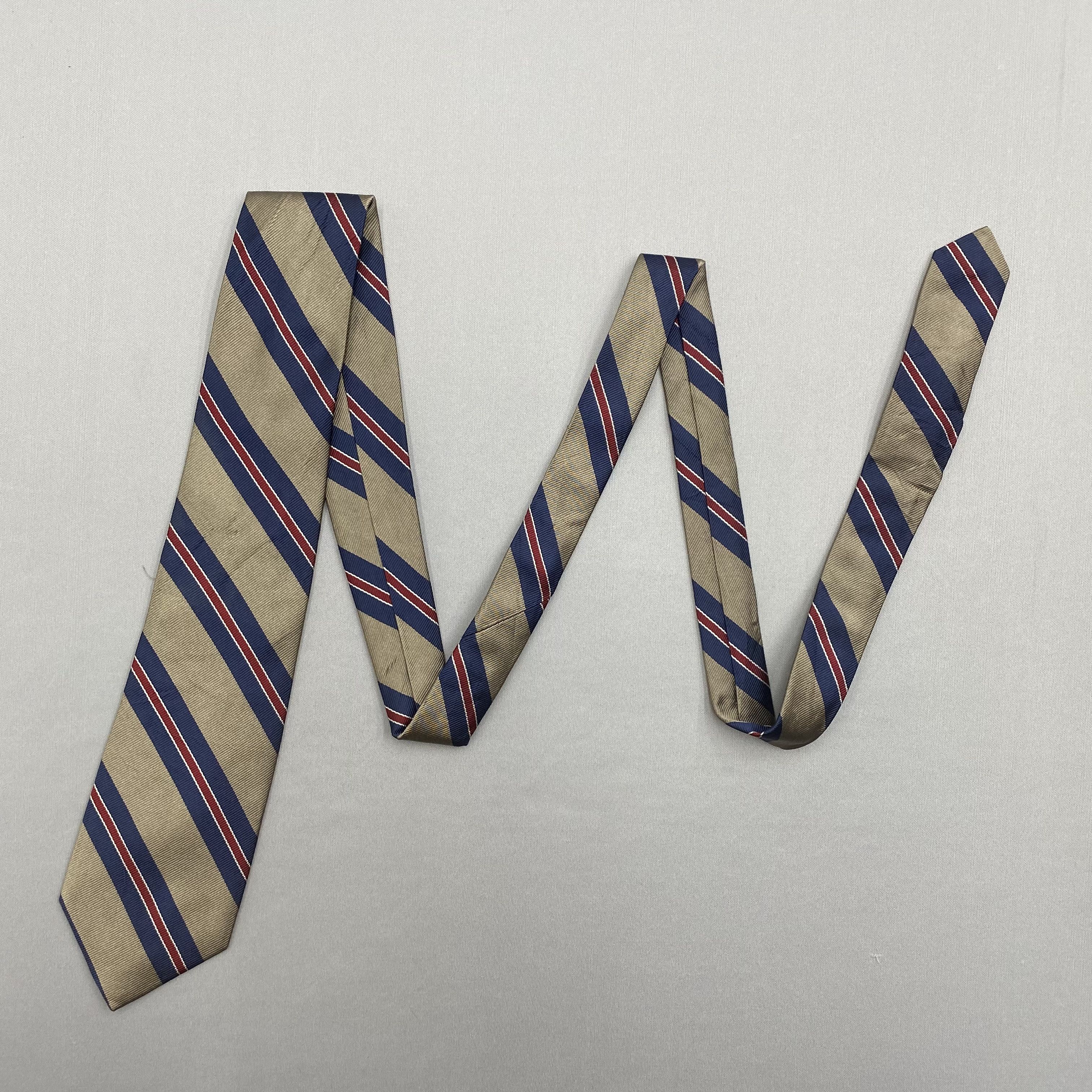 Aquascutum Vintage Aquascutum SILK Necktie Cravate Pure Silk Neck Tie Size ONE SIZE - 5 Thumbnail