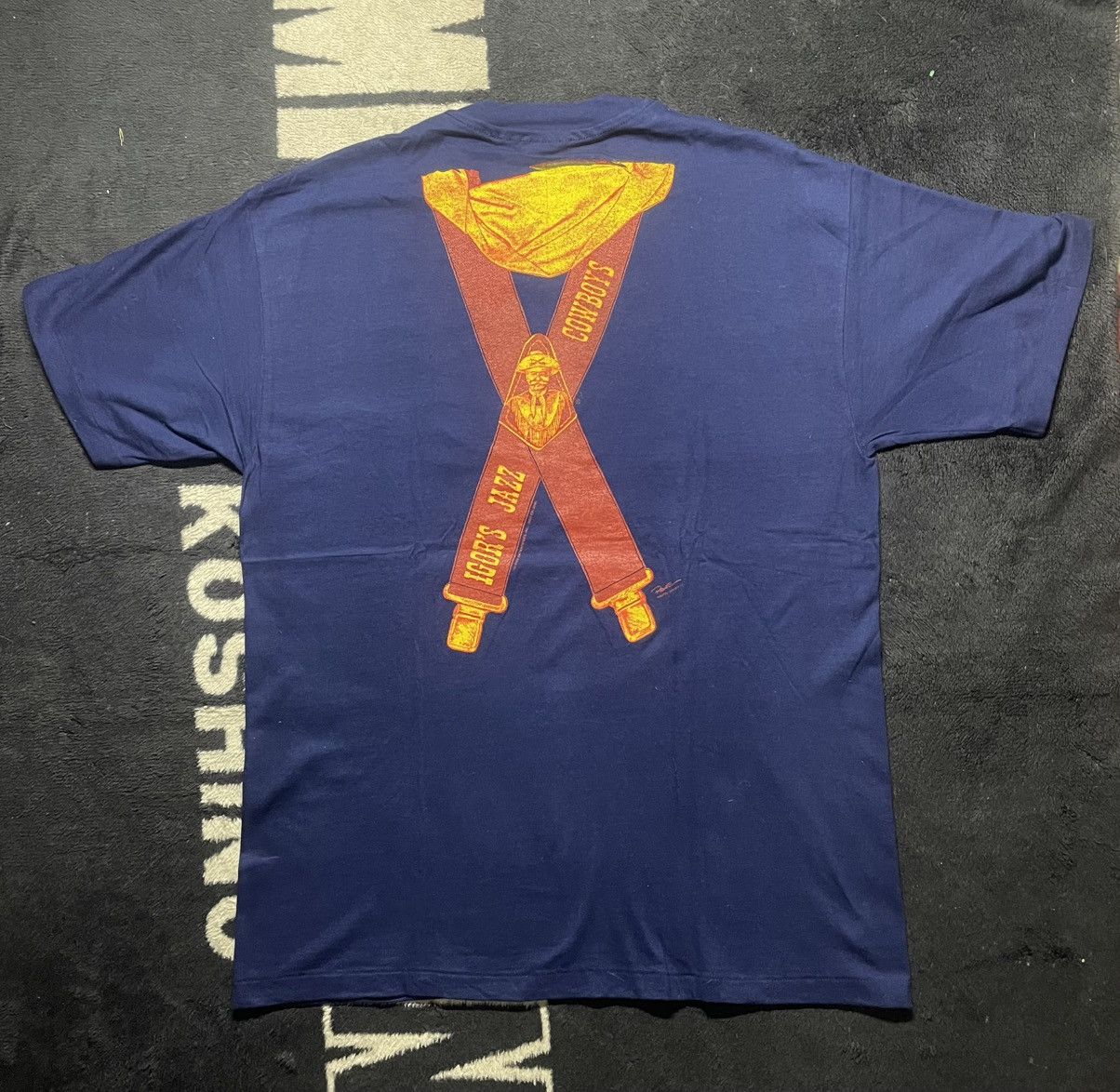 Band Tees × Vintage tshirt vintage 80s igor's jazz cowboys Size US L / EU 52-54 / 3 - 2 Thumbnail
