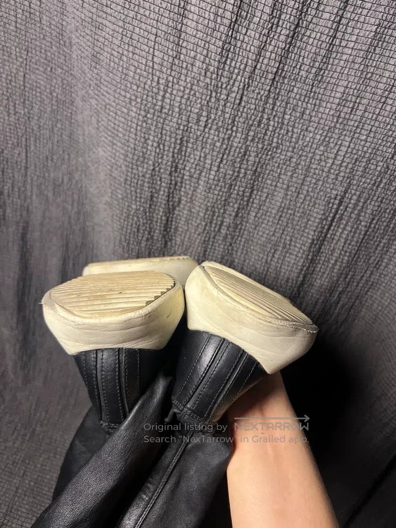 Rick Owens Rick Owens High sheepskin horseshoe boots Size US 8 / EU 41 - 4 Thumbnail