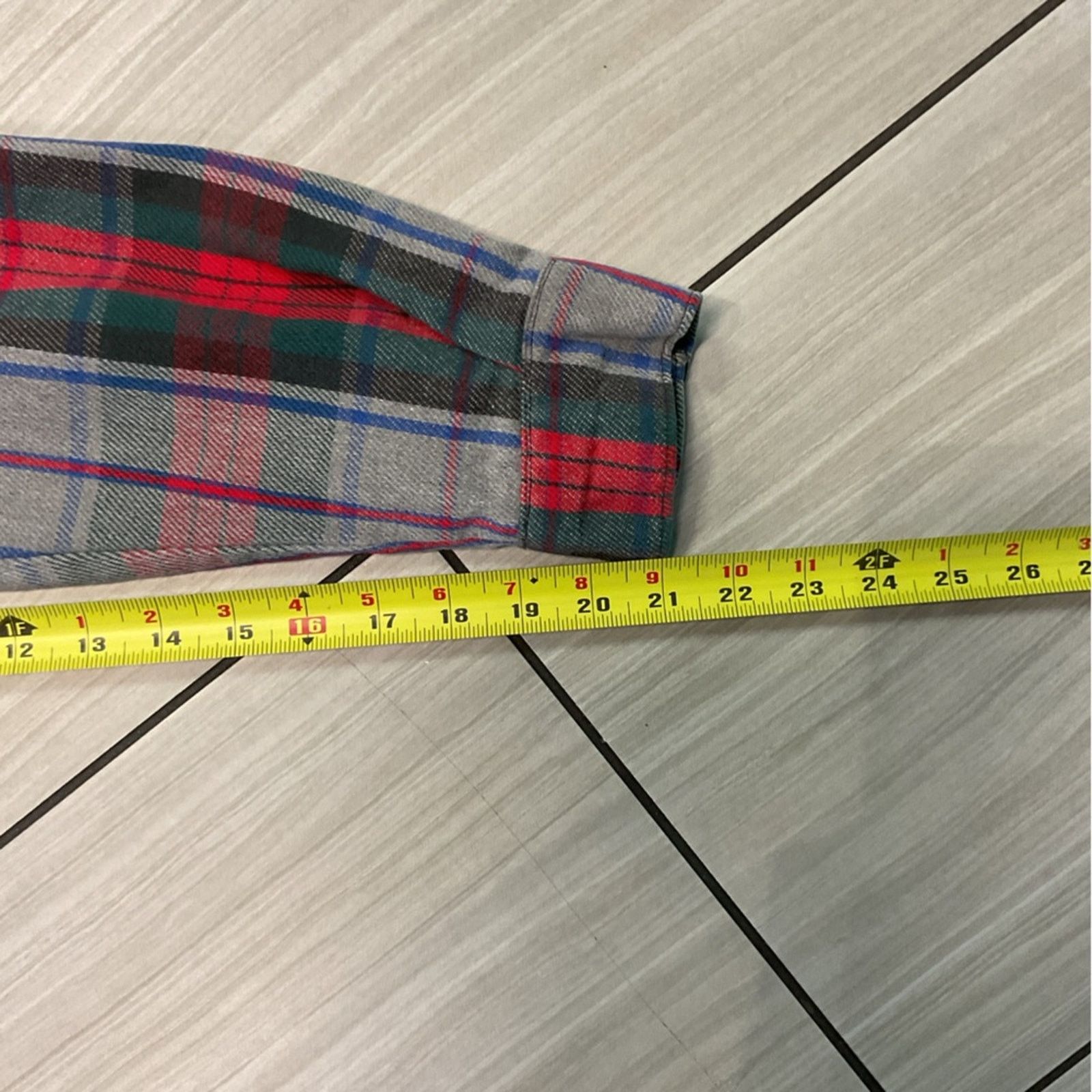 FiveBrother 1990's Five Brother Vintage Workwear Flannel Shirt Size US L / EU 52-54 / 3 - 3 Thumbnail