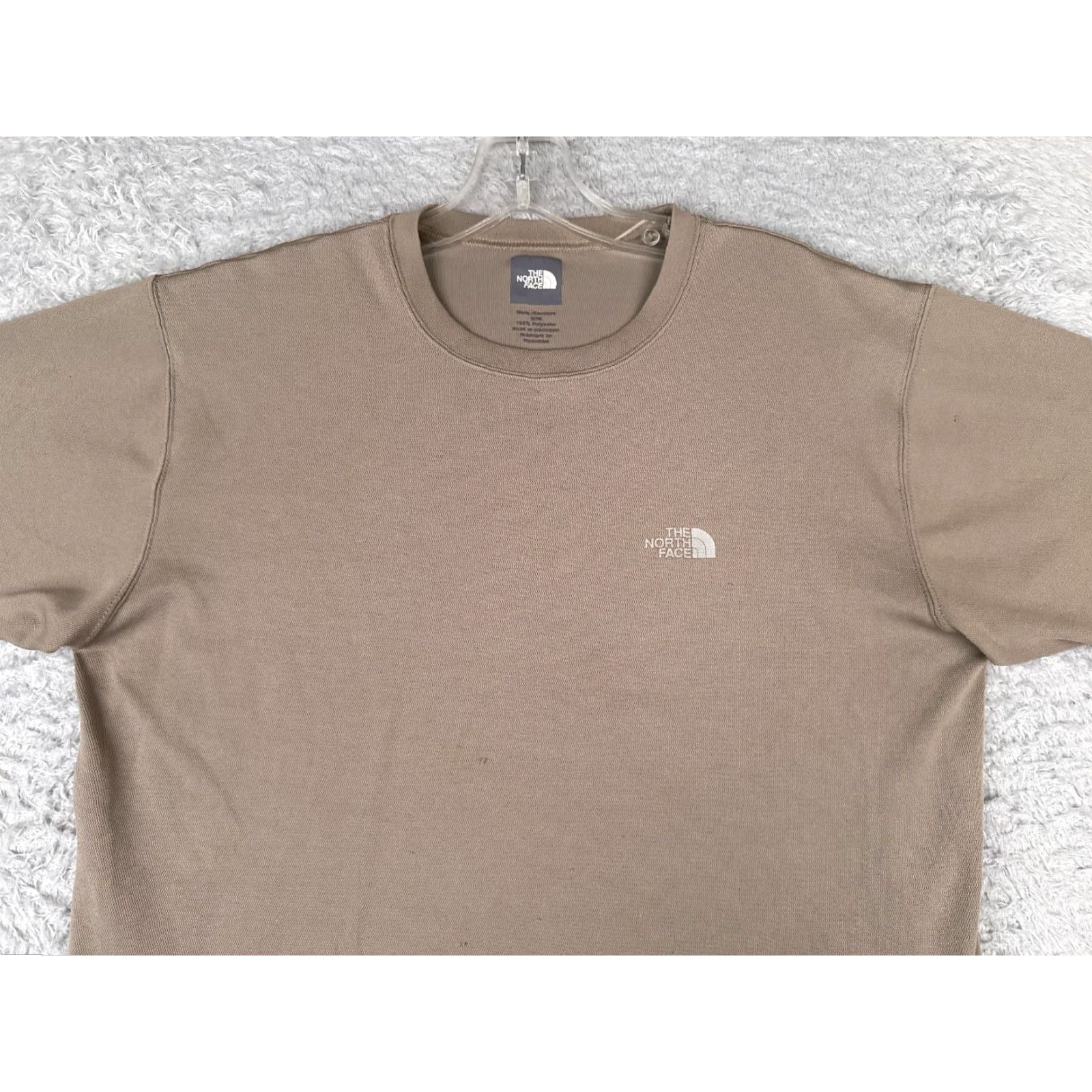 The North Face VINTAGE is not applicable; The North Face Shirt Men Medium Beige Short Sleeve Crew Neck Vaporwick Poly READ Size US M / EU 48-50 / 2 - 4 Thumbnail