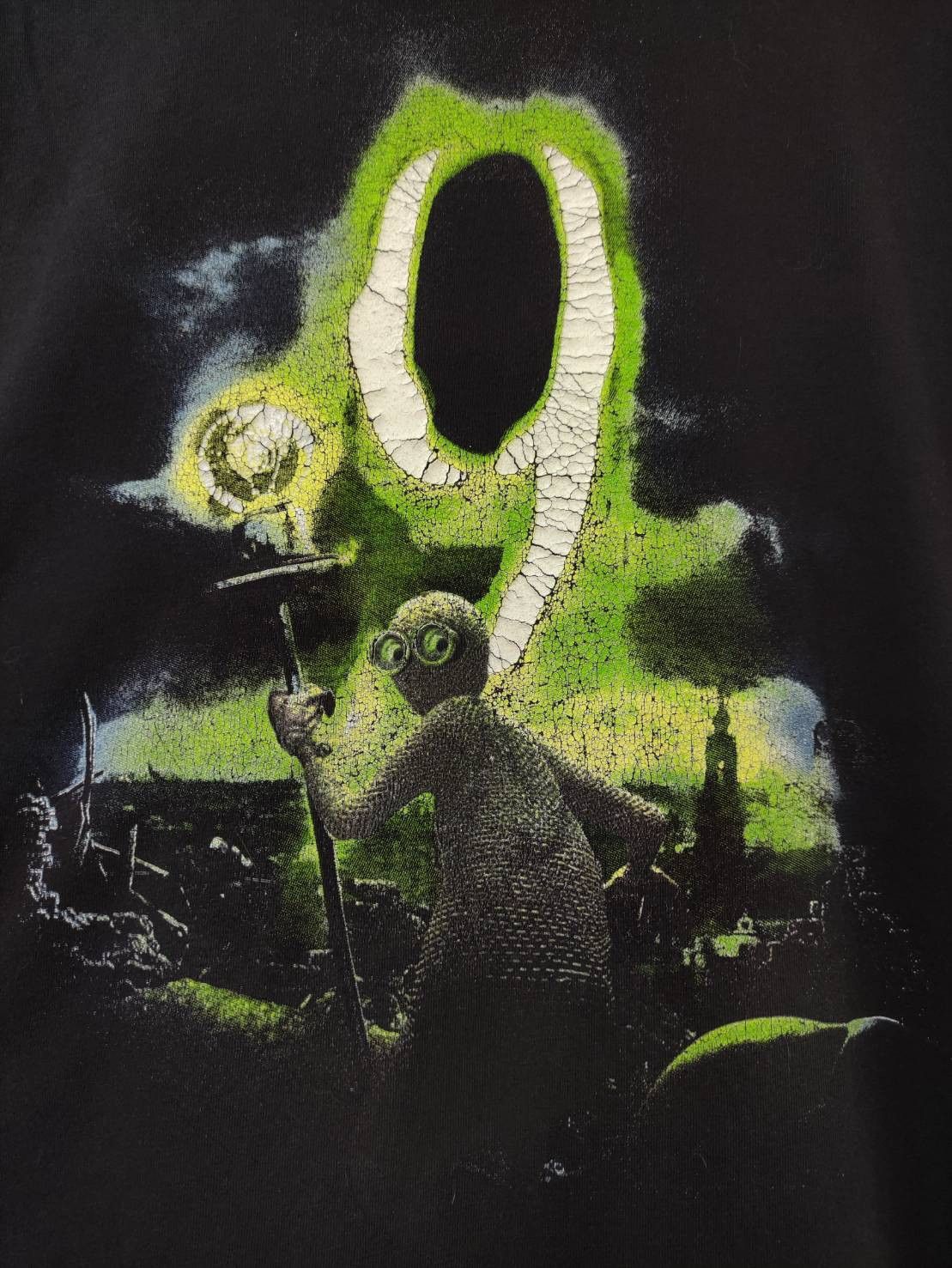 Sci-Fi Fantasy Vtg 00's 9 Animated Film By Tim Burton Movie Promo T-Shirt Size US XL / EU 56 / 4 - 4 Thumbnail