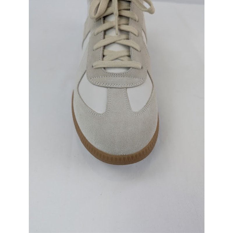 Maison Margiela o1rshd1 Leather Replica Sneaker in White / Grey Size US 12 / EU 45 - 16 Thumbnail