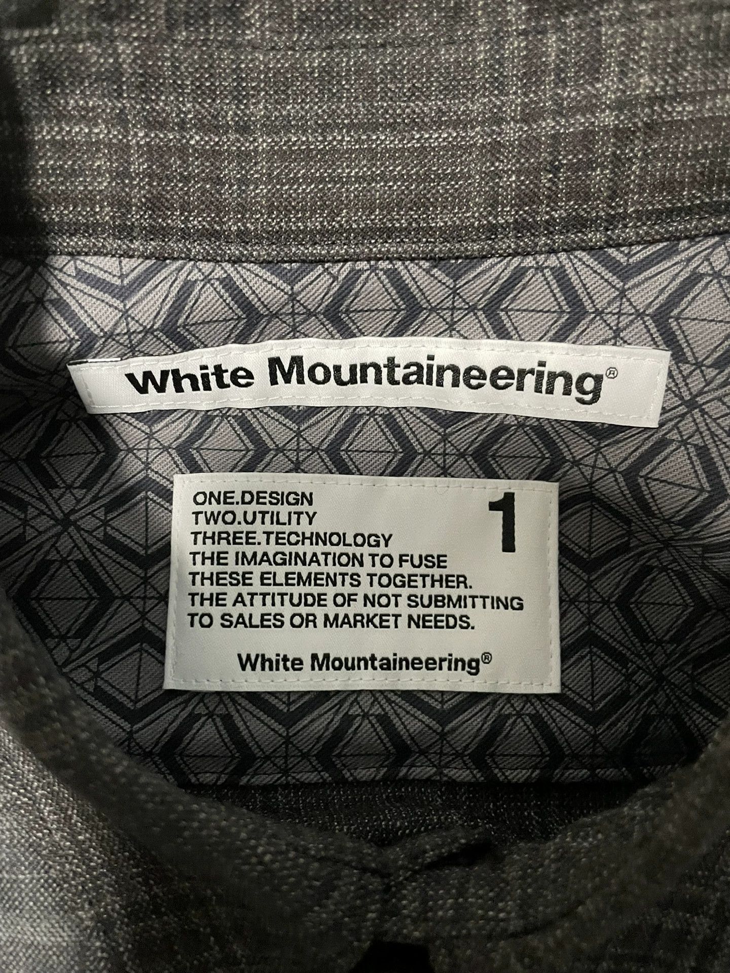 White Mountaineering WM Glen Check Shirt Wool Blend Oversized Size 1 Japan Size US S / EU 44-46 / 1 - 4 Thumbnail