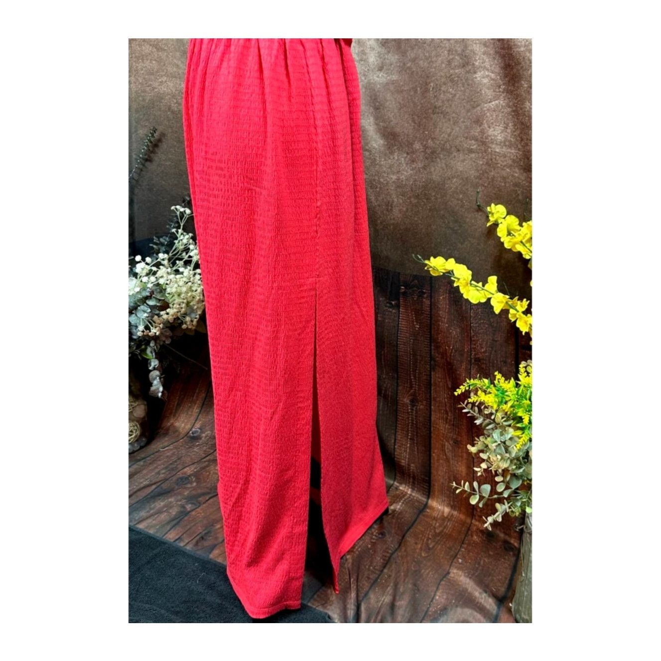 Michael Kors Michael Kors Geranium Smocked Maxi Dress Geranium S Size S / US 4 / IT 40 - 8 Thumbnail