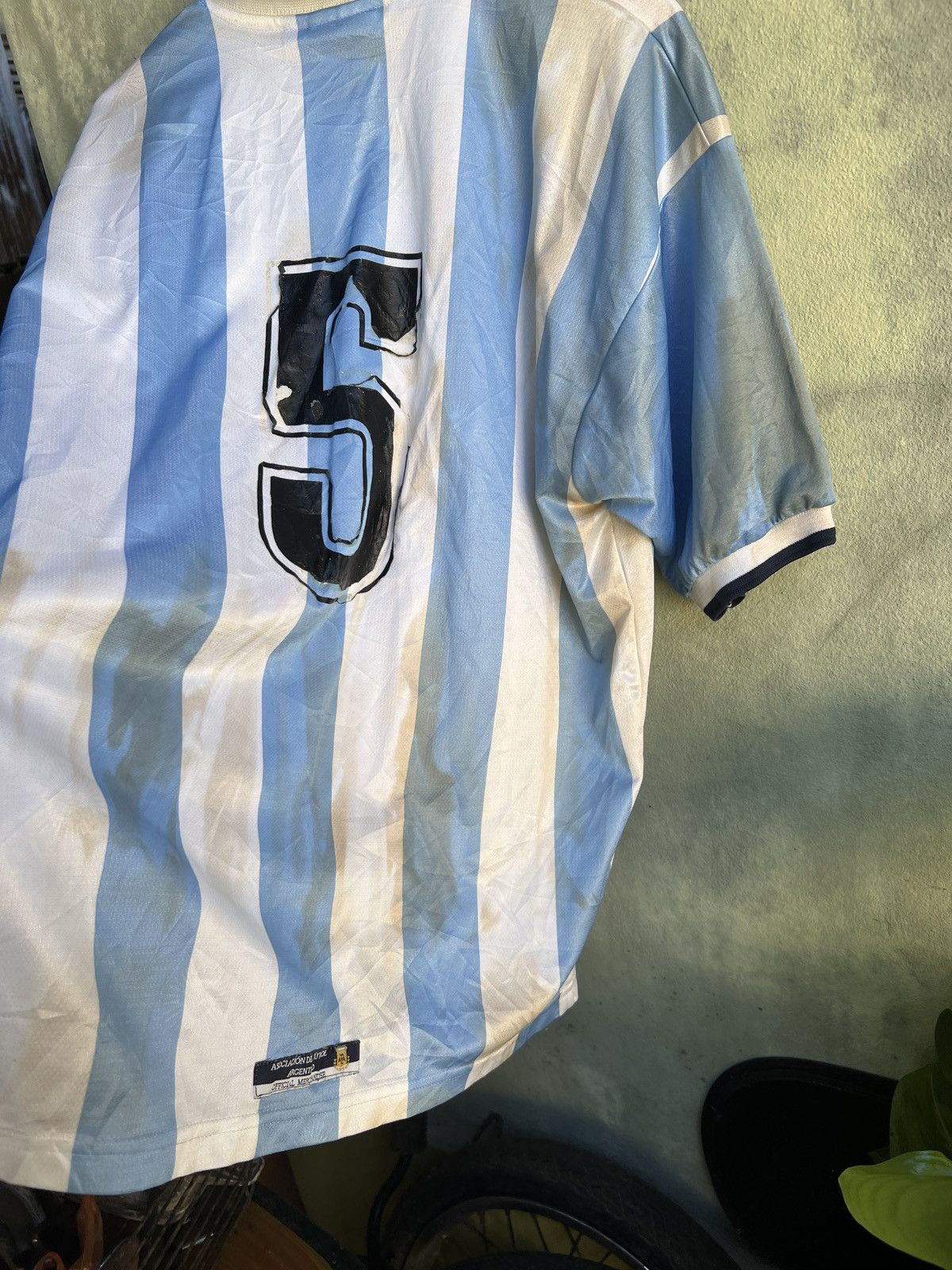 Reebok × Vintage 1999-2000-Rare Argentina Home Jersey Size US L / EU 52-54 / 3 - 5 Thumbnail