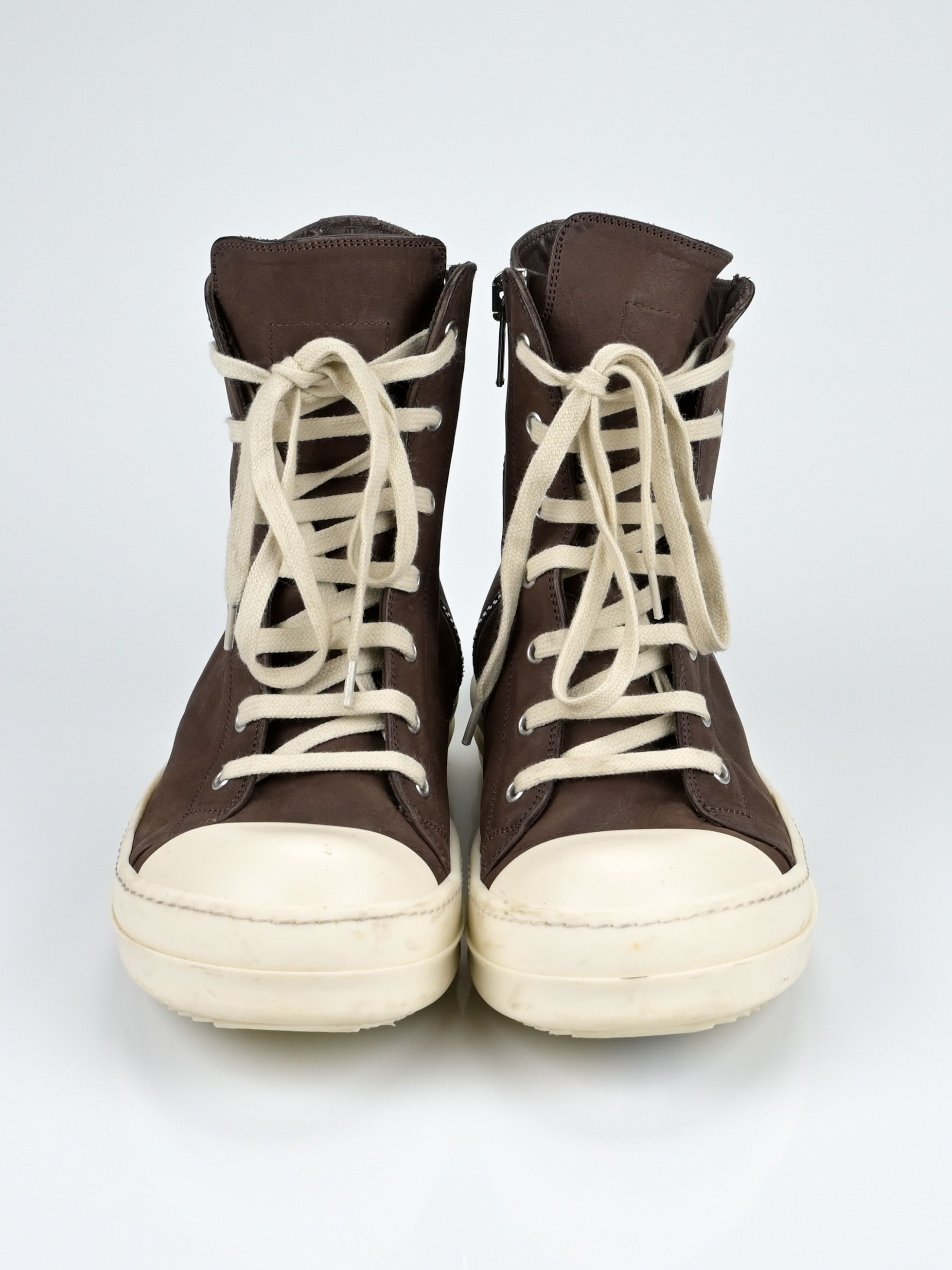 Rick Owens Mainline Leather High Top Ramones Size US 10 / EU 43 - 2 Thumbnail