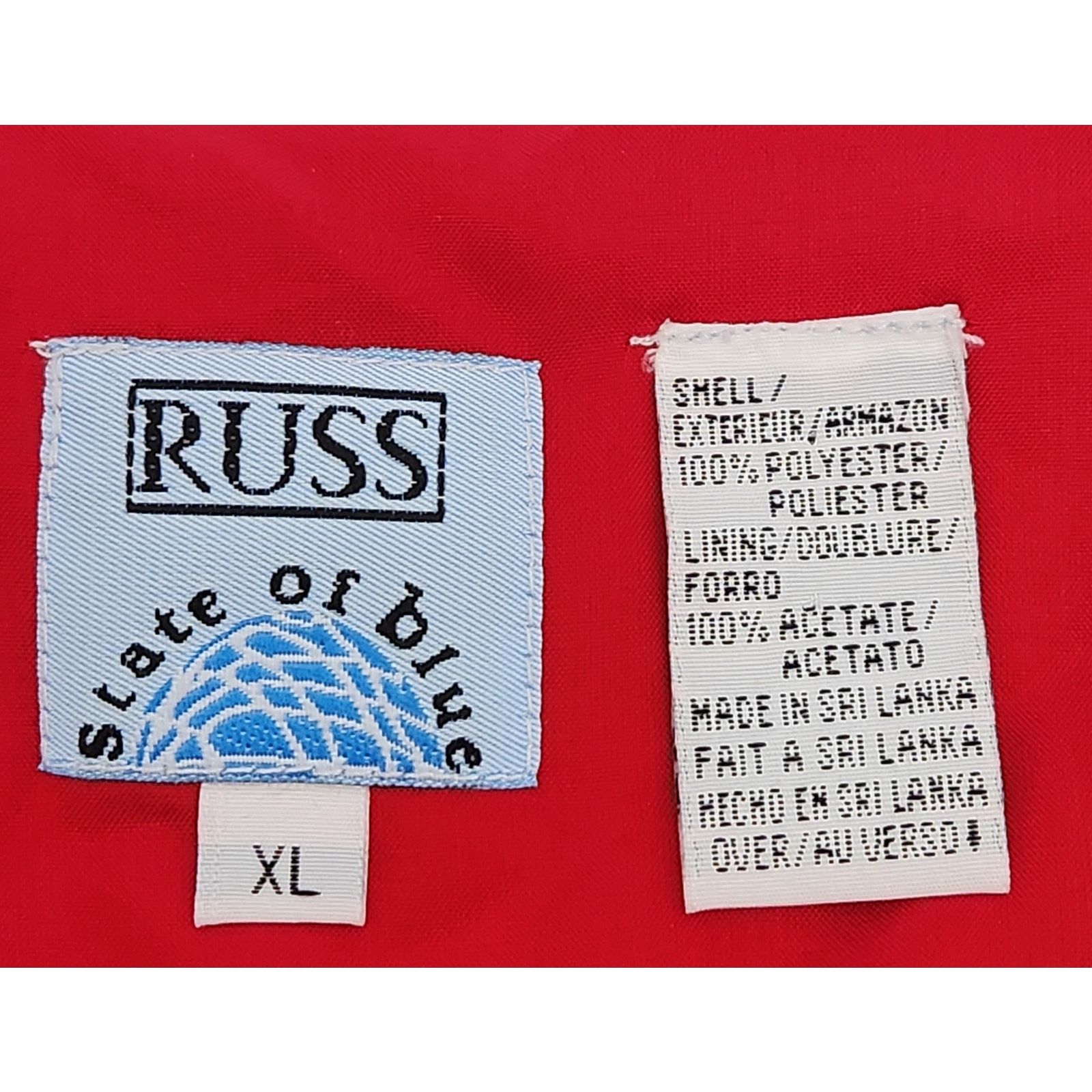Other VTG Russ State of Blue Red V Neck Sleeveless Vest XL Size XL / US 12-14 / IT 48-50 - 5 Thumbnail
