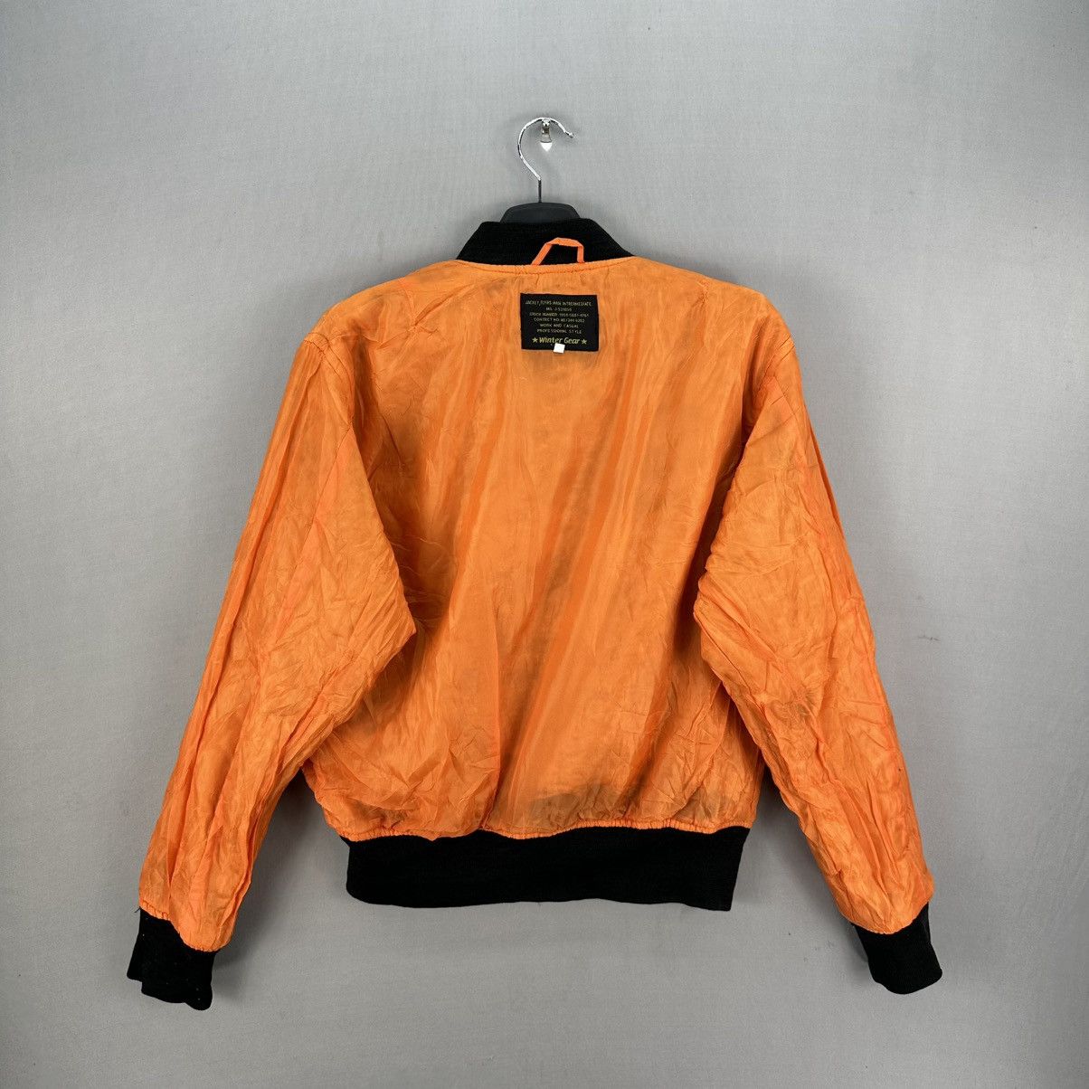 Japanese Brand Vibtage 90's Bomber Jacket Reversible Thrashed Distressed Size US M / EU 48-50 / 2 - 8 Thumbnail