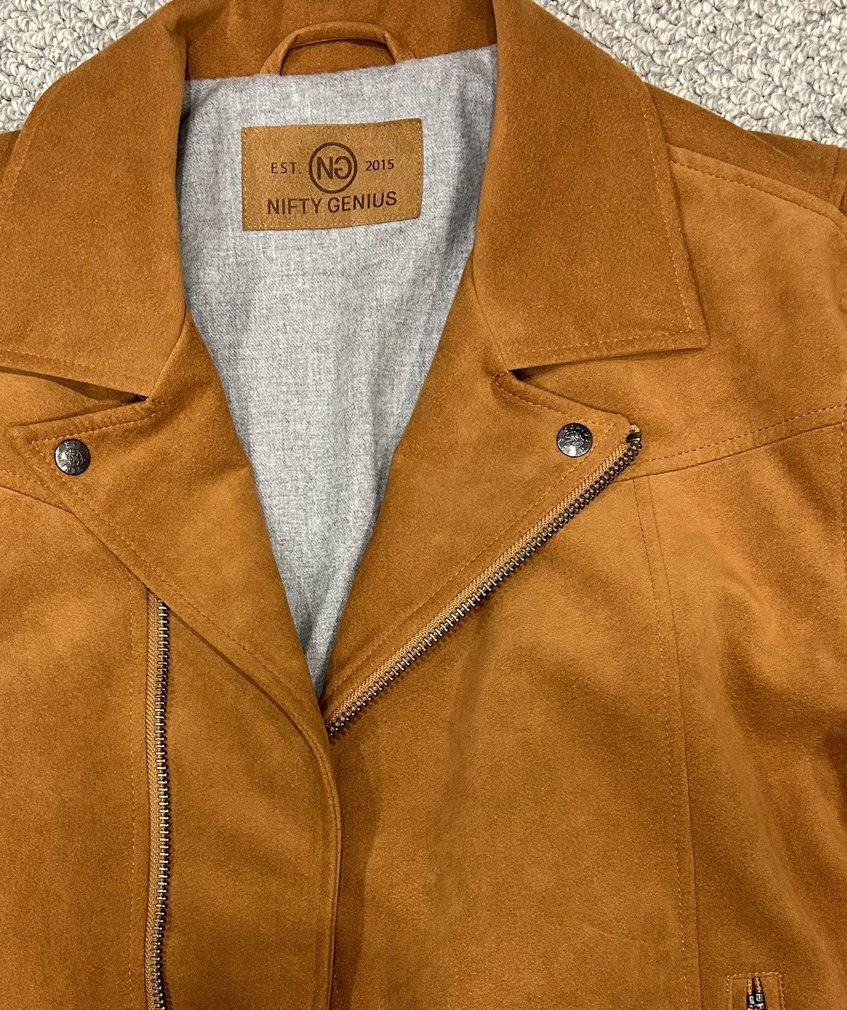 Other Nifty Genius Faux Suede Jacket Size US M / EU 48-50 / 2 - 3 Thumbnail