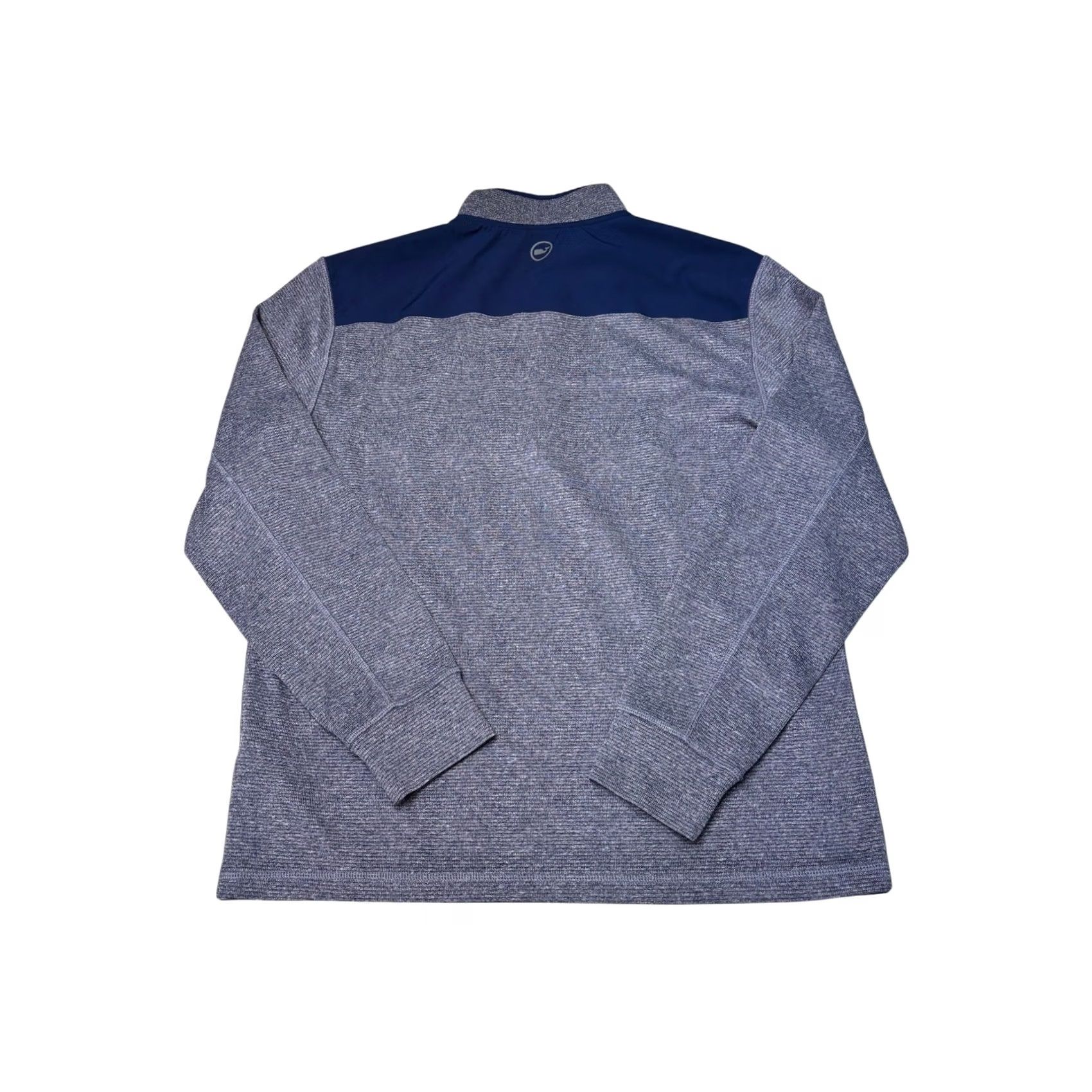 Vineyard Vines Vineyard Vines Performance Mens M Blue Heathered Quarter Zip Pullover Jacket Size US M / EU 48-50 / 2 - 4 Thumbnail