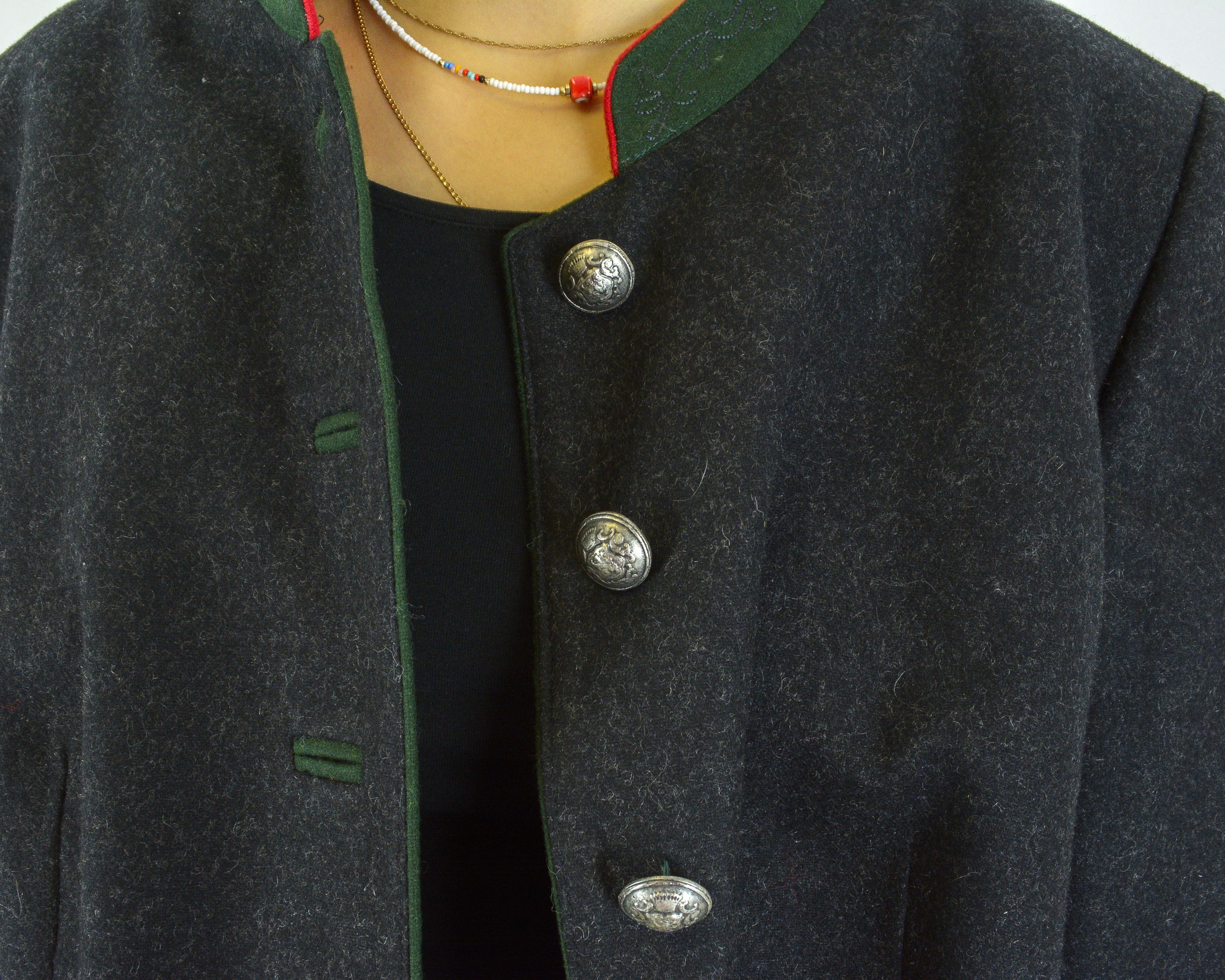 Vintage H. Moser XL EU 46 Blazer Wool Jacket Trachten Cardigan Size XL / US 12-14 / IT 48-50 - 6 Thumbnail