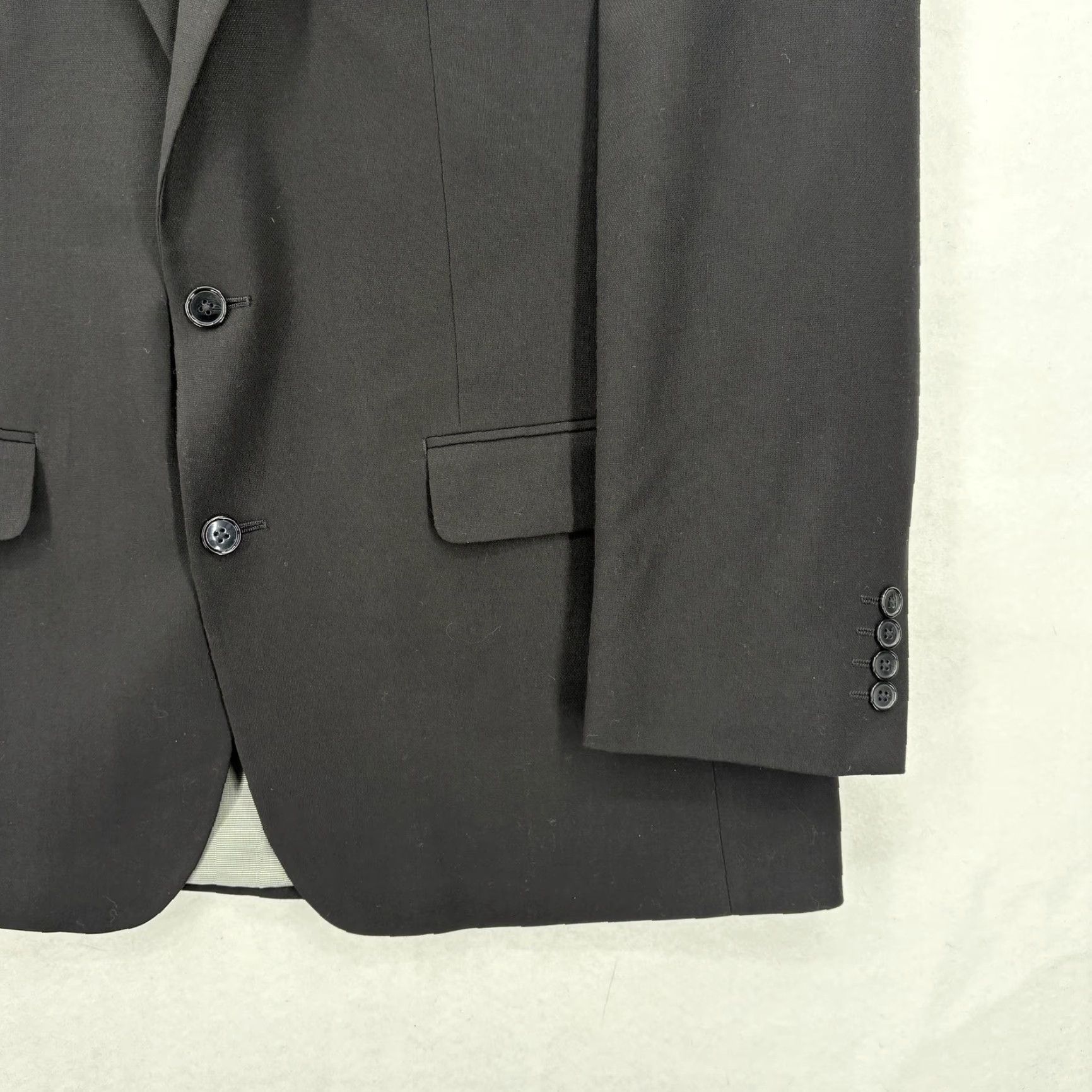 Croft & Barrow Croft & Barrow Sport Coat Mens 44R Black Classic Fit Stretch Blazer Jacket NWT Size 44R - 3 Thumbnail