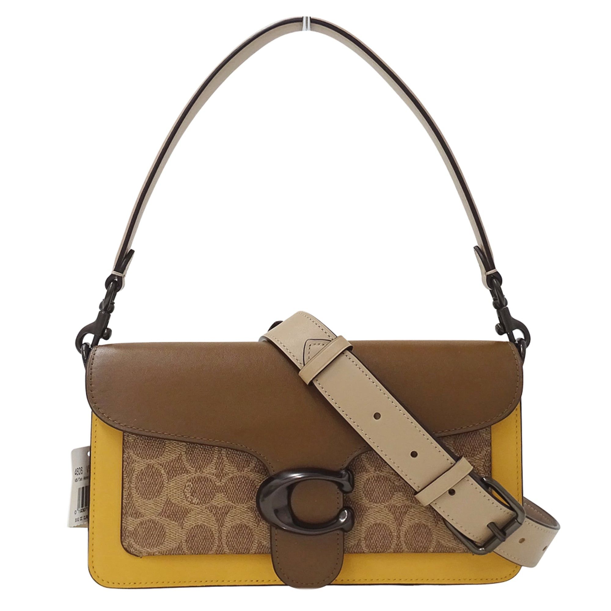 Coach Coach Women's Handbag, Brand Handbag/Shoulder Bag, 2-way, Tabby Signature Leather, Brown/Yellow, G2022 4606 Size ONE SIZE - 1 Thumbnail