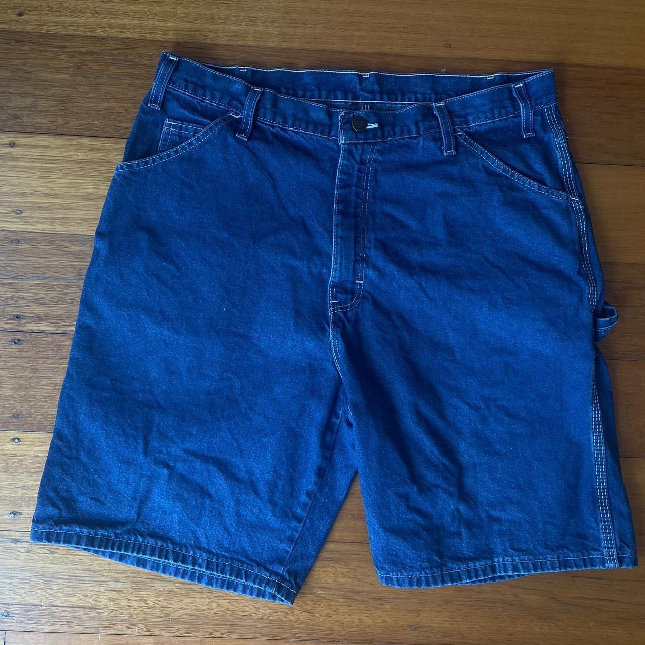 Dickies Vintage Blue Dickies Jean Shorts Size US 36 / EU 52 - 2 Thumbnail