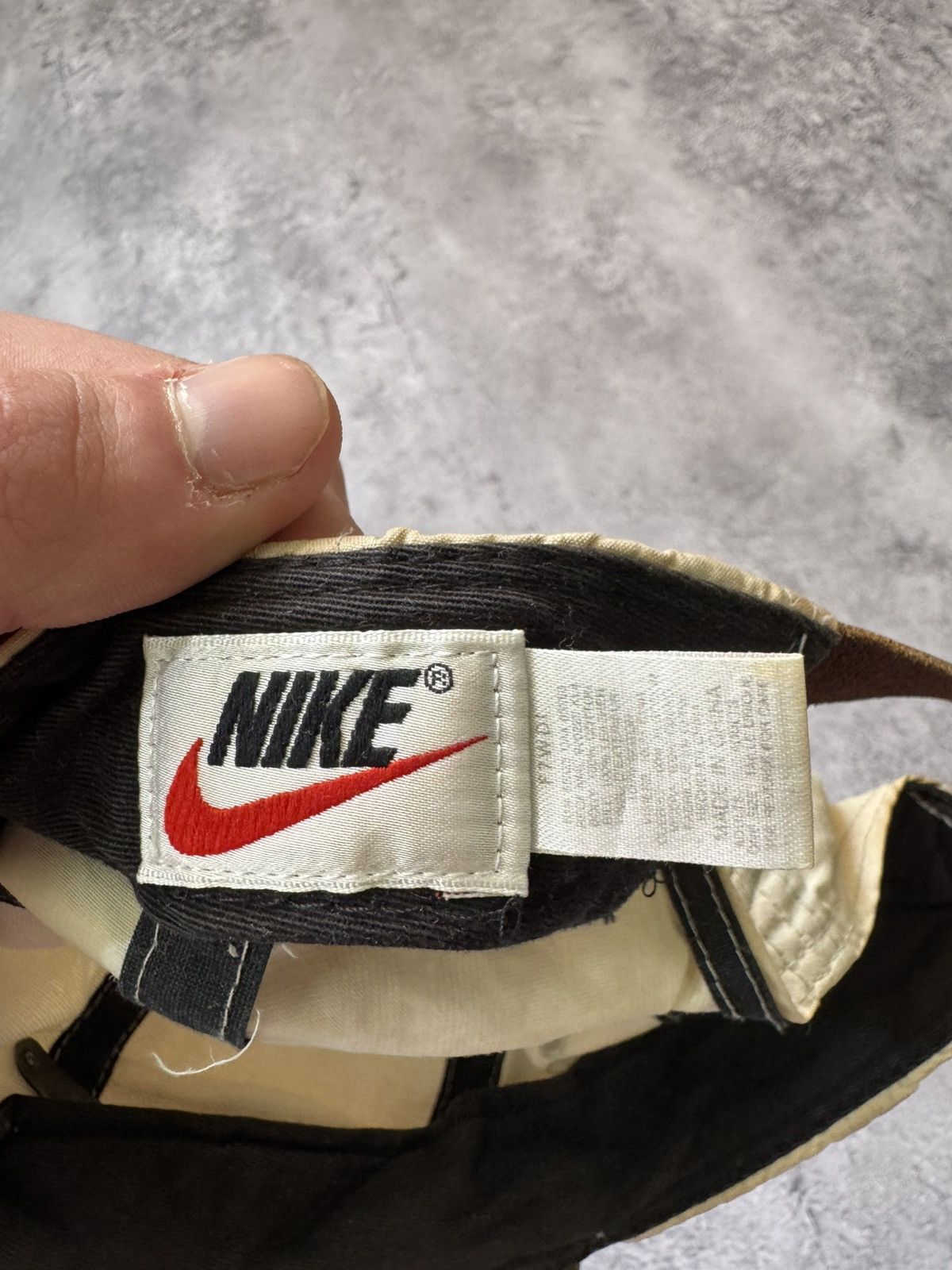Nike × Vintage Vintage 90s Nike golf cap streetwear style small swoosh Size ONE SIZE - 12 Thumbnail