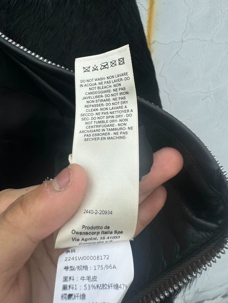 Rick Owens Rick Owens 22SS Horsehair Devil Horn Jacket 2501-Nextarrow Size US XXS / EU 40 - 8 Thumbnail
