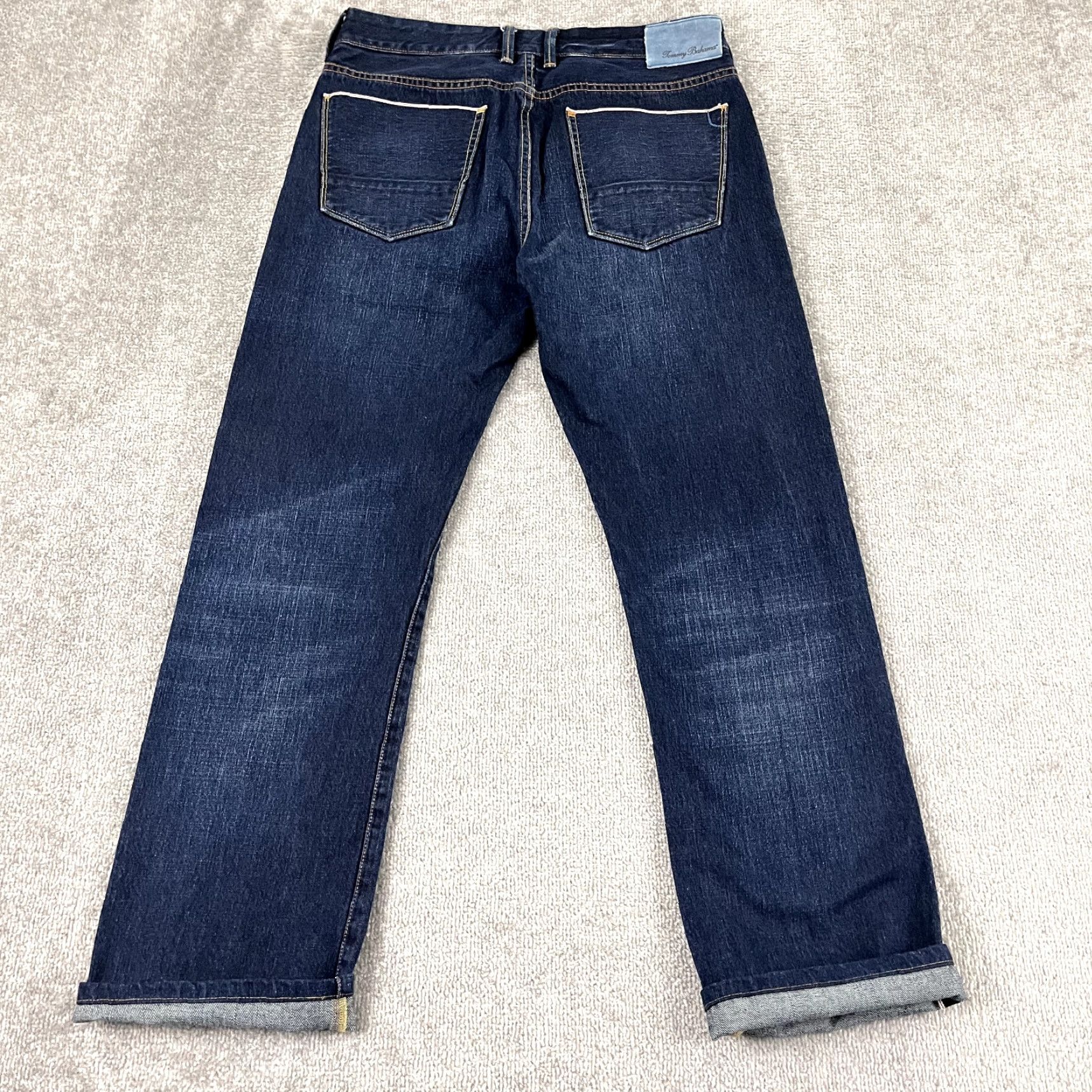 Tommy Bahama TOMMY BAHAMA Jeans Mens 32 x 32 Dark Blue Denim Straight Leg 5-Pocket Size US 32 / EU 48 - 2 Thumbnail