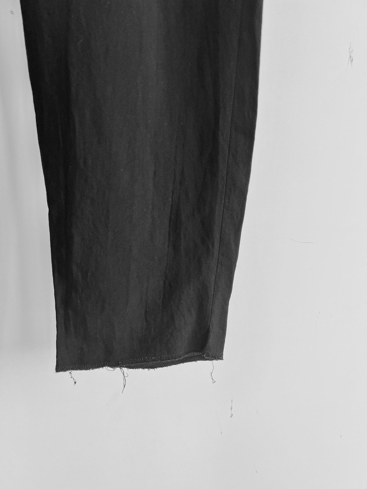 Yohji Yamamoto Yohji Yamamoto Femme - Cellulose / Cupro Slim Pants Size 29" - 3 Thumbnail