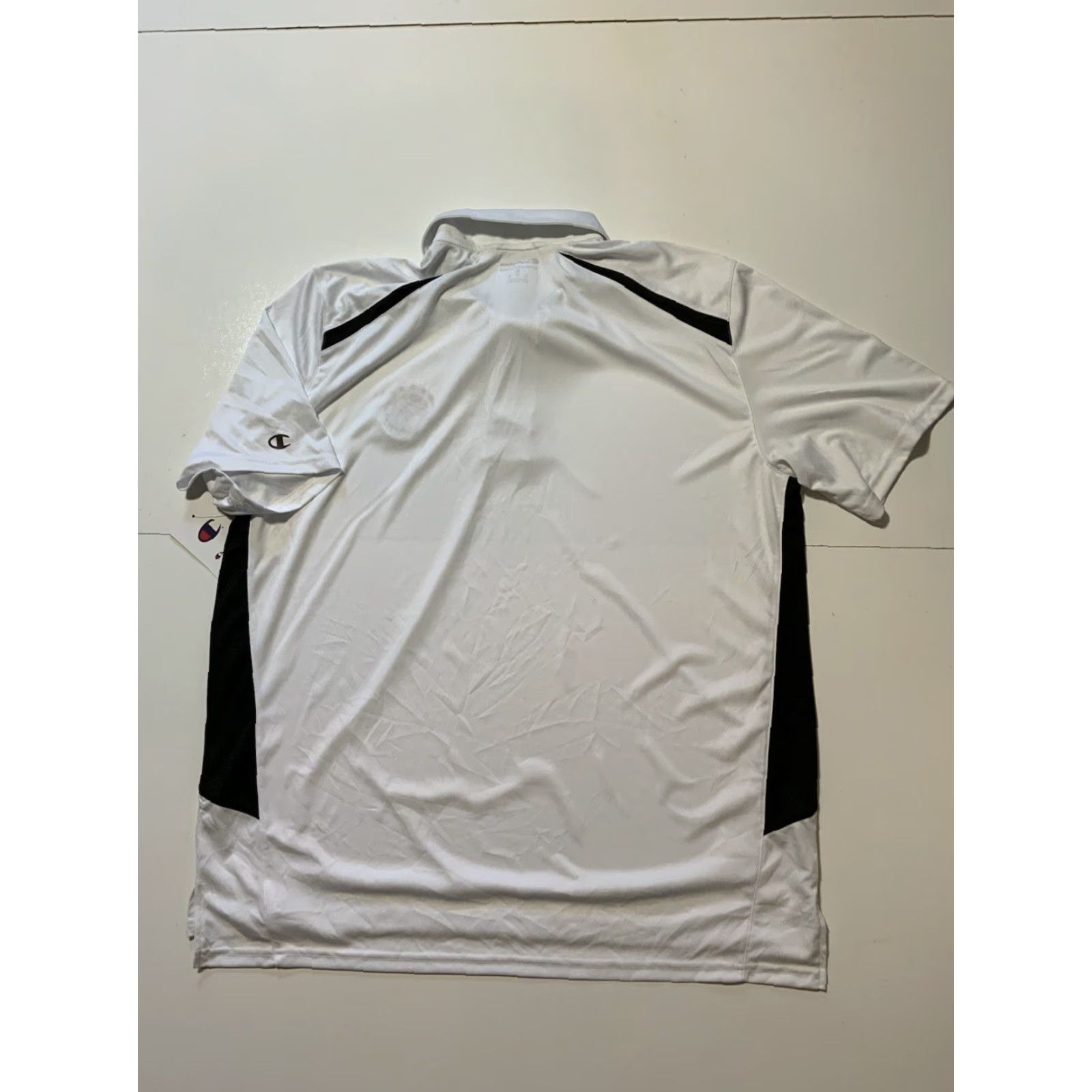 Champion NWT Champion NBPA Five Star Basketball Camp Coaches Polo S/S Shirt XL Mens Multicolor Stars Basketball Polo S/S shirt Size US XL / EU 56 / 4 - 4 Thumbnail