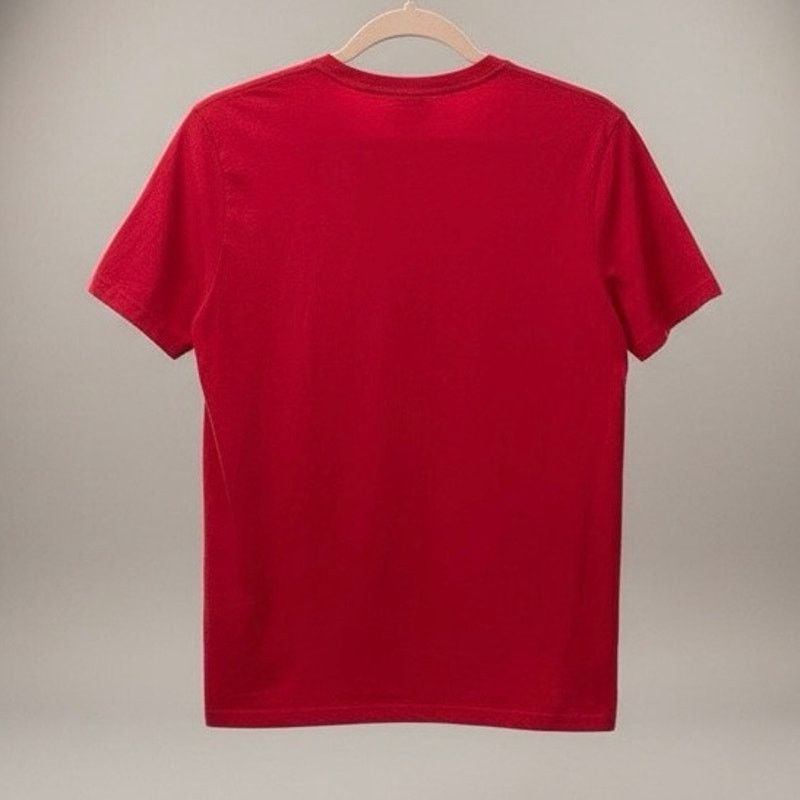 Tommy Hilfiger Tommy Hilfiger Mens Red Short Sleeve Cotton Tee Size US S / EU 44-46 / 1 - 5 Thumbnail