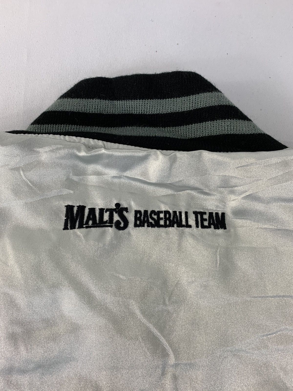 Japanese Brand × Vintage 90s Malt’s Suntory All Malt Draft Beer Varsity Jacket Size US M / EU 48-50 / 2 - 6 Thumbnail