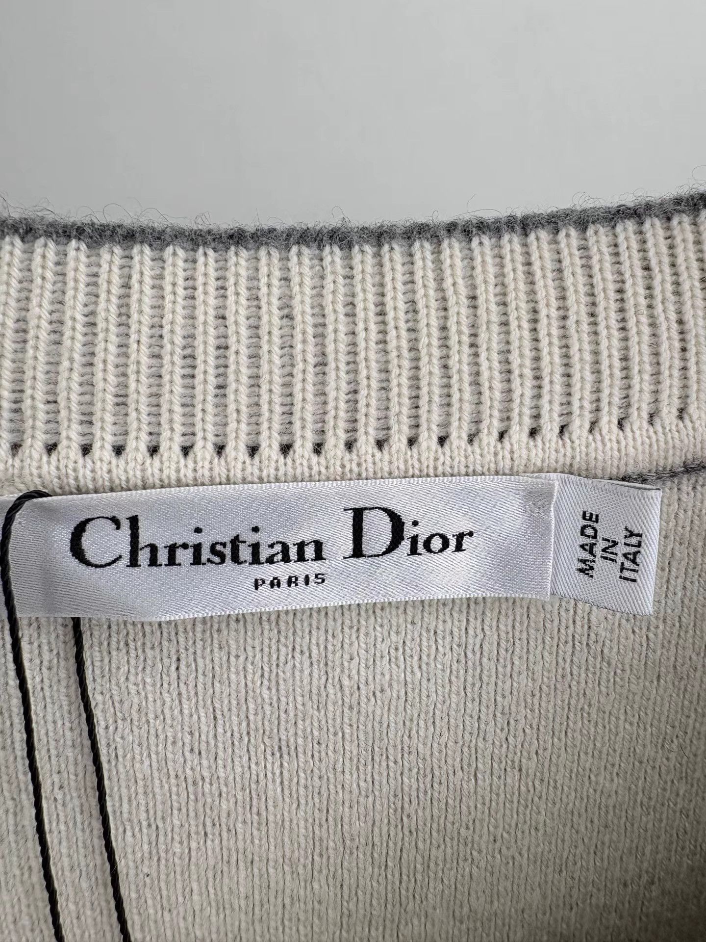 Dior DIOR Back Logo Cashmere Knit Sweater Size XS / US 0-2 / IT 36-38 - 5 Thumbnail