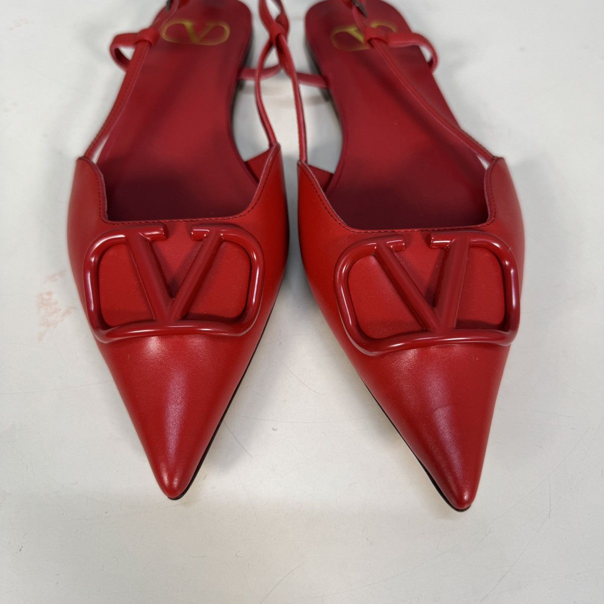 Valentino VALENTINO leather sandals red 40 Size US 10 / IT 40 - 3 Thumbnail