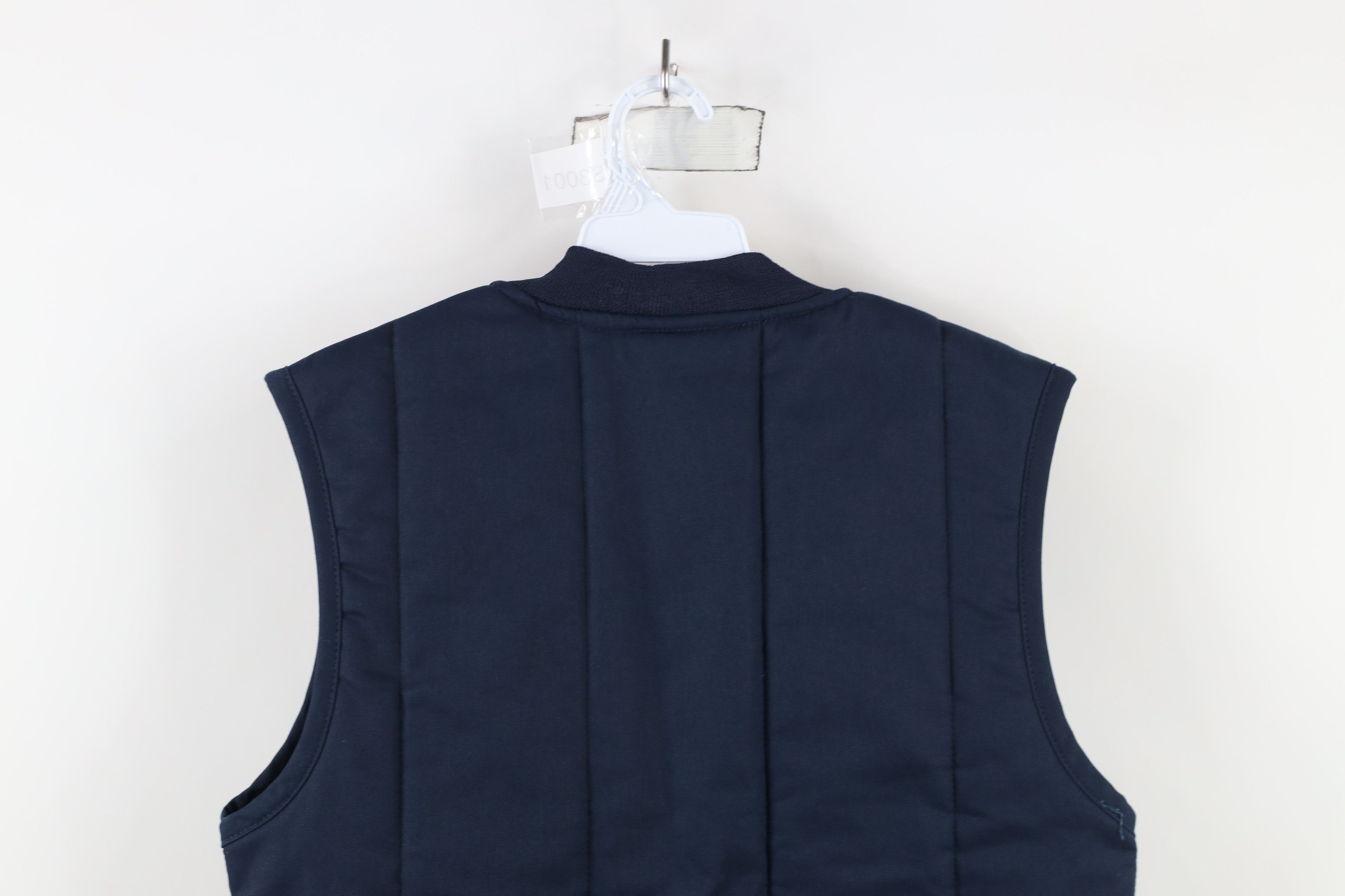 Vintage Vintage 90s Streetwear Workwear Puffer Vest Jacket Blue Size US S / EU 44-46 / 1 - 10 Thumbnail