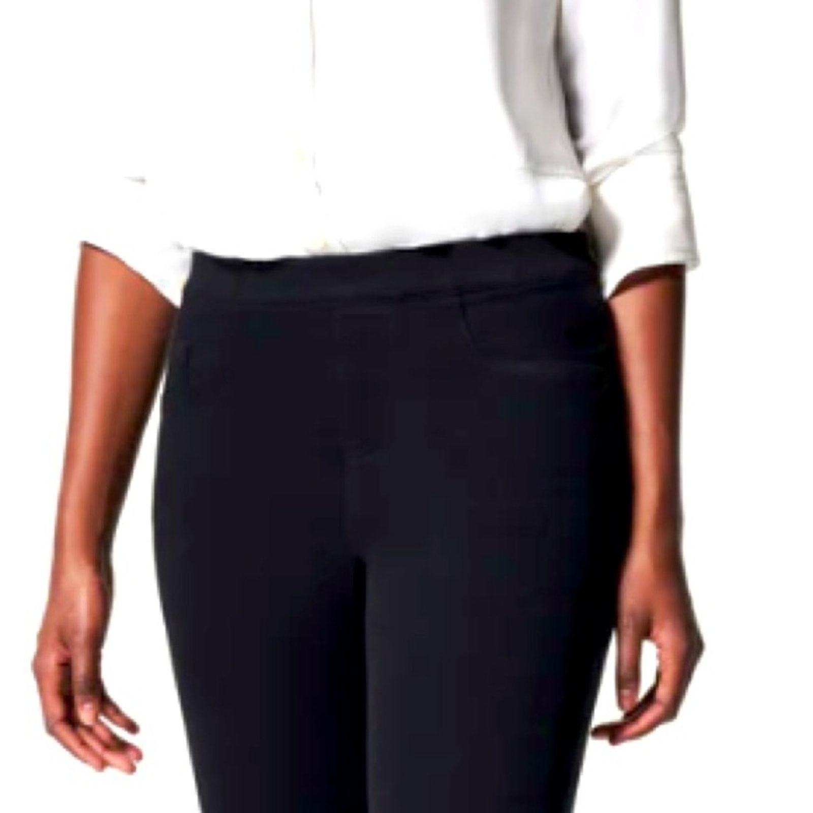 Spanx Spanx $100 Jean-ish Ankle Leggings BLK XL EUC Size 32" / US 10 / IT 46 - 3 Thumbnail