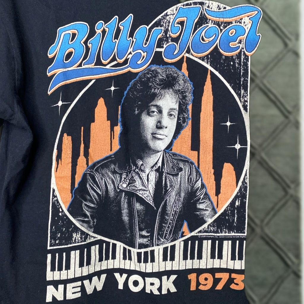 Vintage American Classics Billy Joel T Shirt Mens M Black Short Sleeve Licensed Concert Band Tee Piano Man Shirt Size US M / EU 48-50 / 2 - 1 Thumbnail
