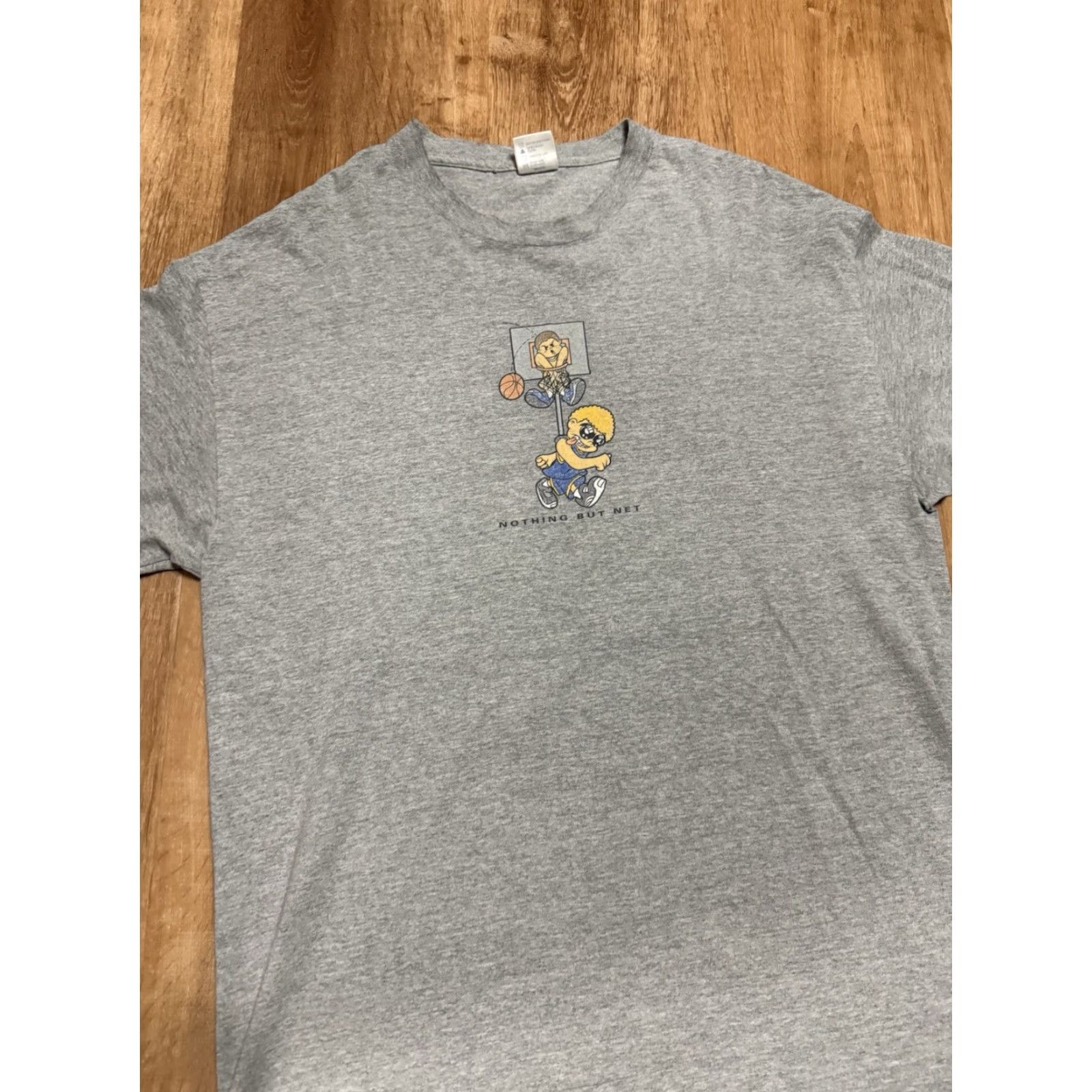Vintage VINTAGE Nothing But Net Graphic Tshirt Cartoon Nike Shirt? Size US XL / EU 56 / 4 - 2 Thumbnail